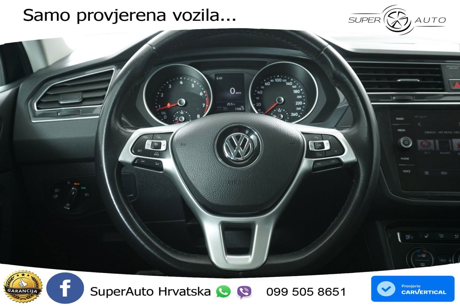 VW Tiguan 1.4 TSI Sky R-Line 125 KS, LED+ACC+GR SJED+ASIST+PANO+PDC, fotografija 10