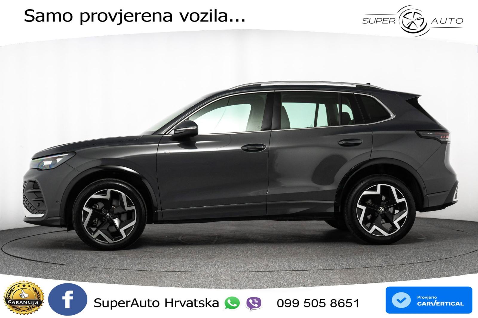 VW Tiguan 2.0 TDI 4M DSG R line 193 KS, LED+ACC+4xGR SJED+KAM+VIRT+PDC, fotografija 3