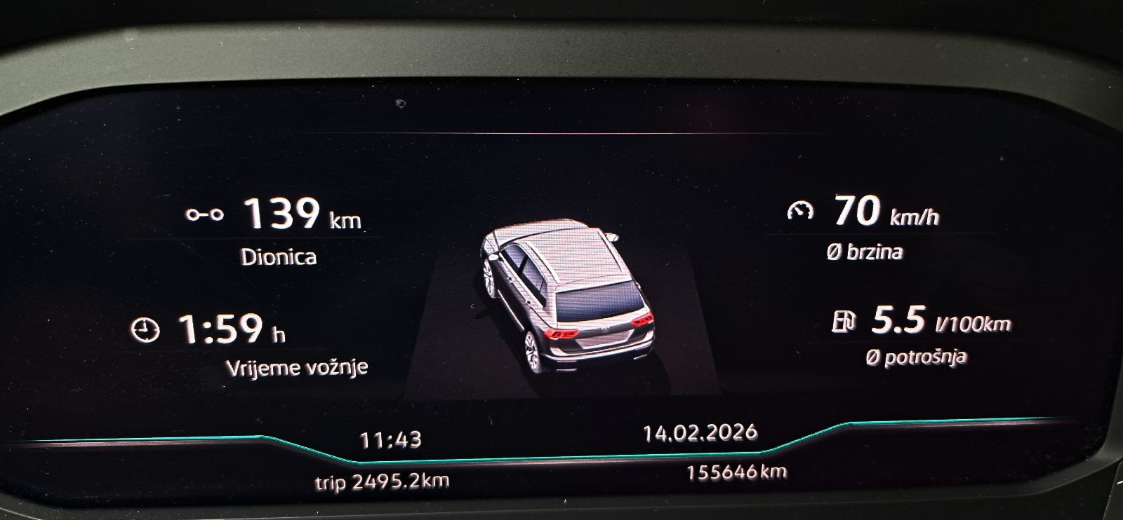 2021 VW Tiguan 2,0 TDI automatik reg. do 02/2027, fotografija 17
