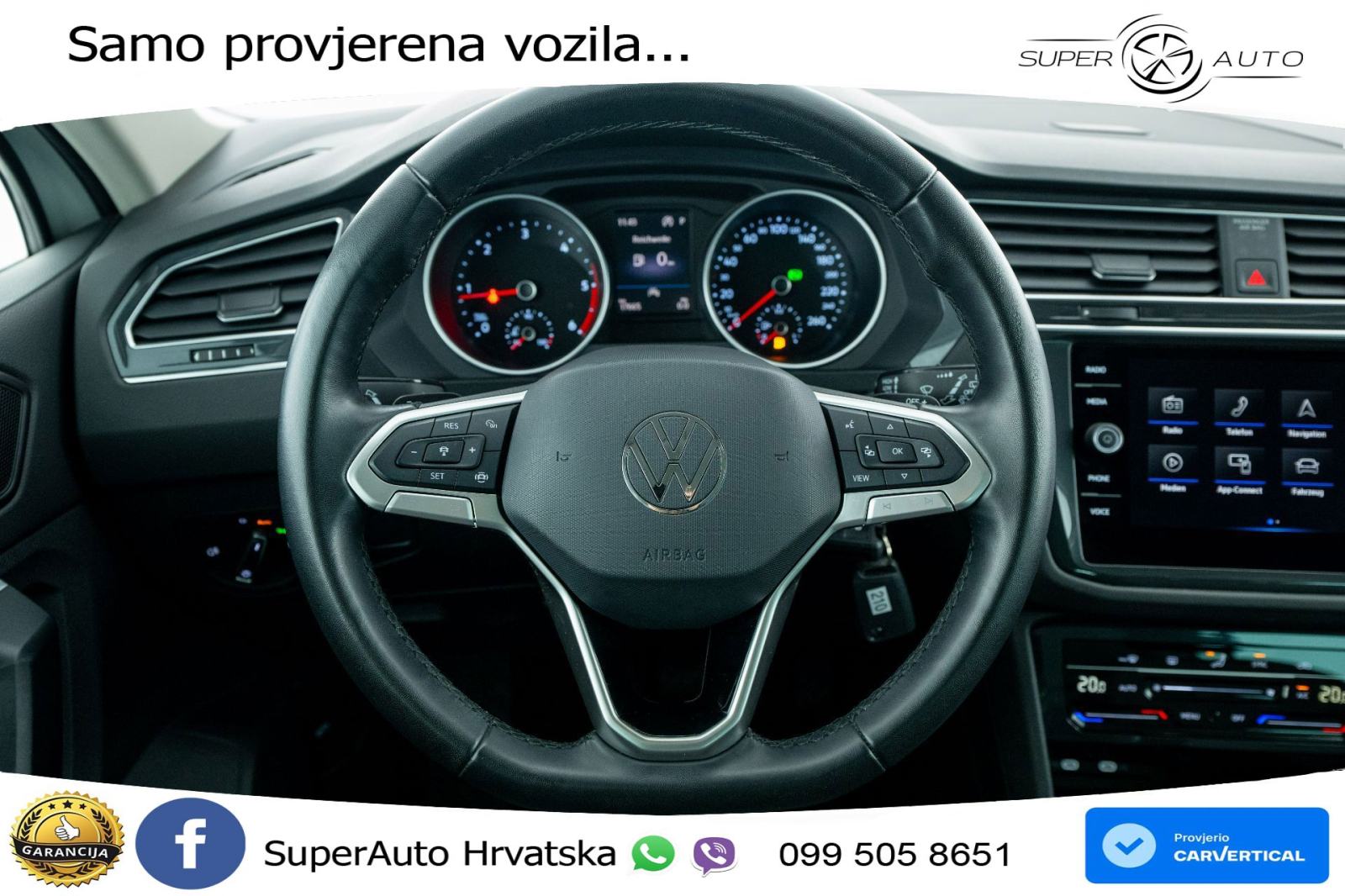 VW Tiguan 2.0 TDI DSG Life 150 KS, ACC+PARK+NAVI, fotografija 8
