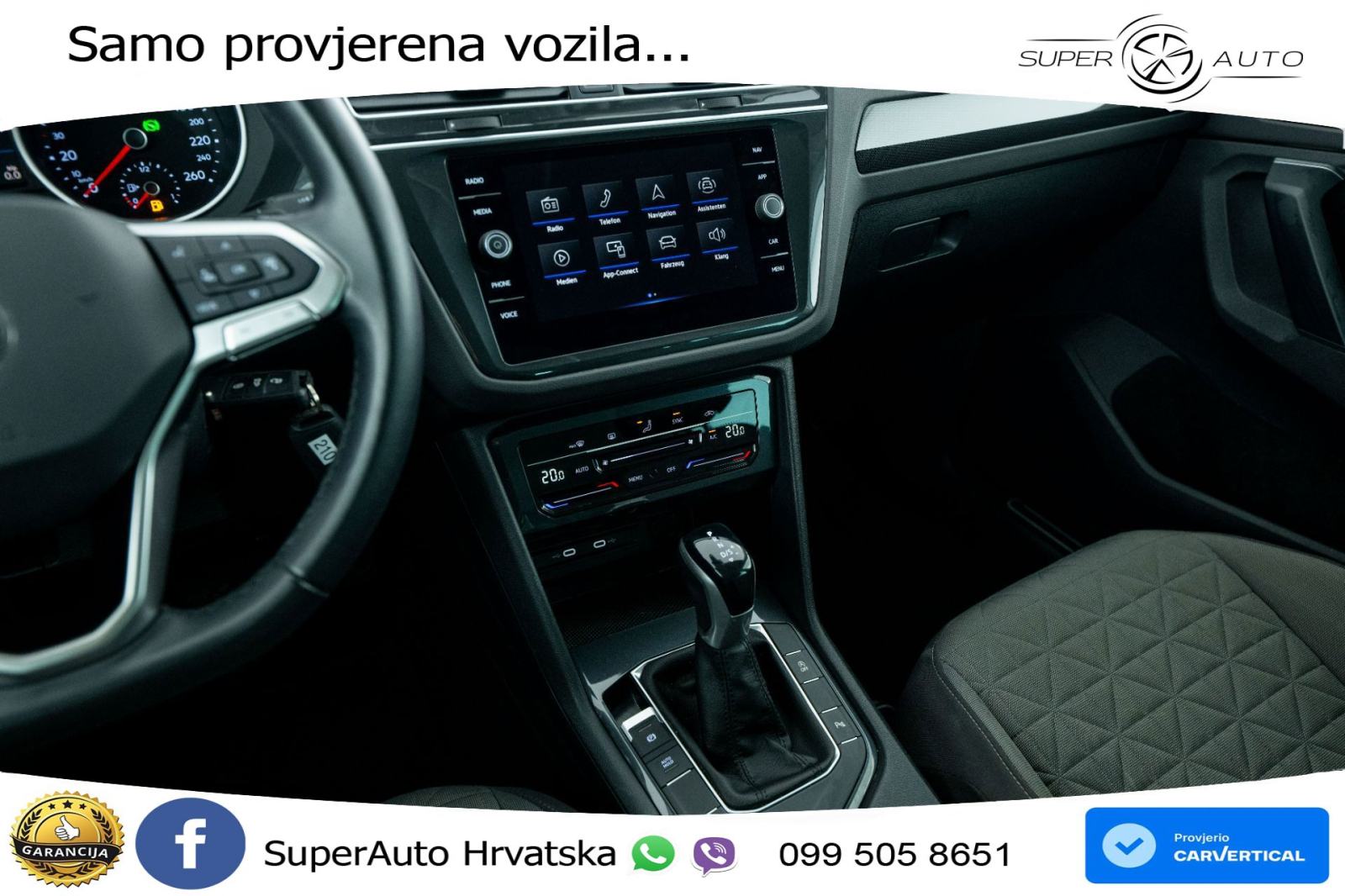 VW Tiguan 2.0 TDI DSG Life 150 KS, ACC+PARK+NAVI, fotografija 13