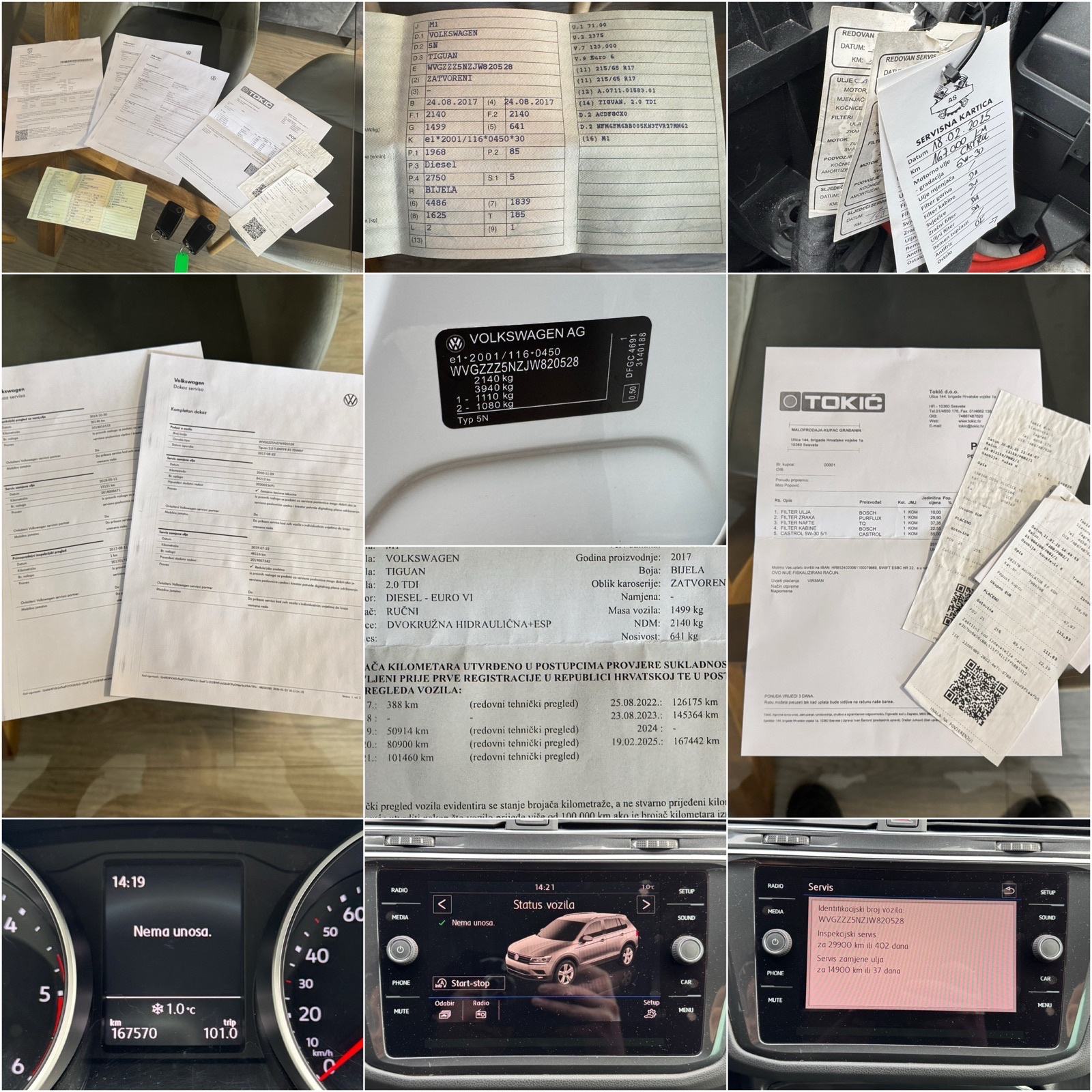 VW Tiguan 2,0 TDI *NIJE UVOZ,REG 03/27,2xKLJUČA,ORIGINAL KM,SERVISNA*, fotografija 15