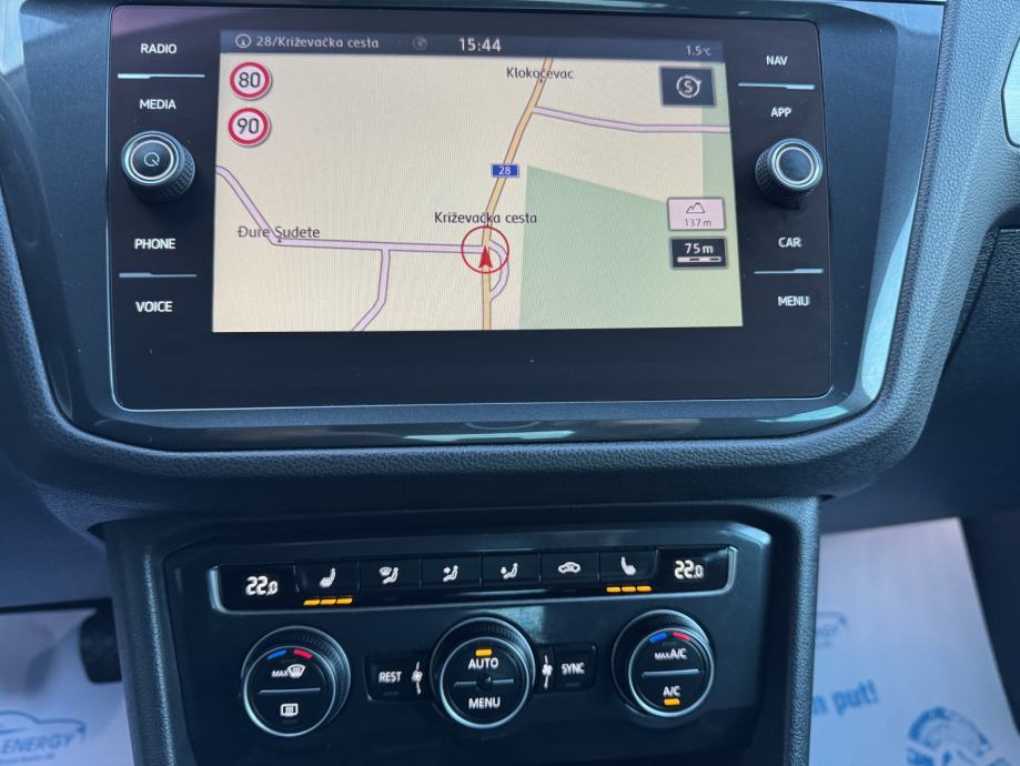 VW Tiguan 2,0 TDI ⭐ Navi, PDC, Tempomat, Grij. sjed. ⭐, fotografija 11
