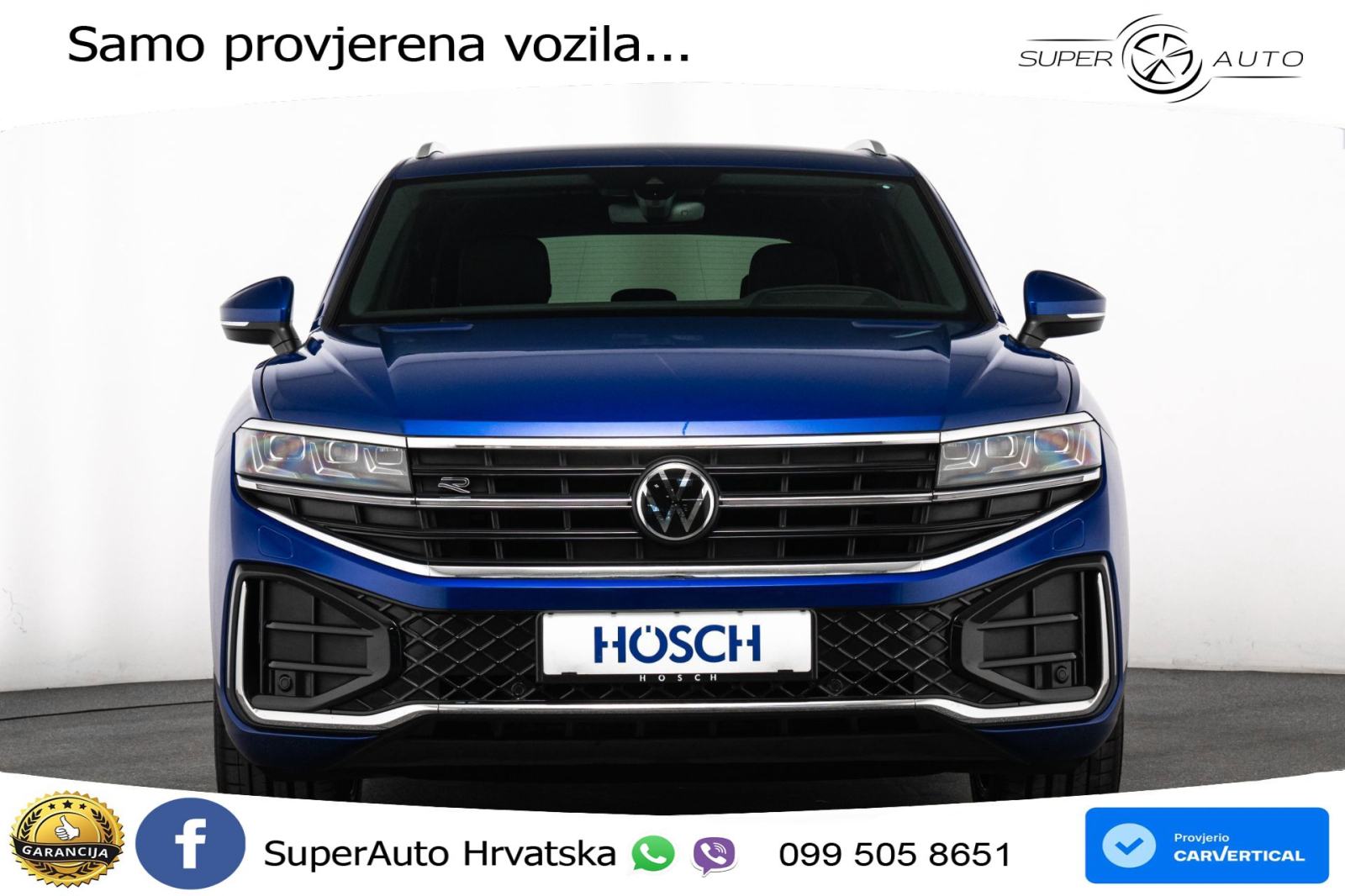 VW Touareg 3.0 V6 TDI 4M Aut. R-Line 231 KS, ZRAČNI+ACC+KAM+4xGR SJED+, fotografija 2