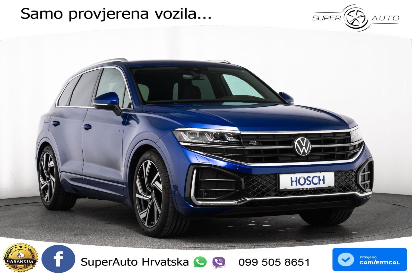 VW Touareg 3.0 V6 TDI 4M Aut. R-Line 231 KS, ZRAČNI+ACC+KAM+4xGR SJED+, fotografija 3