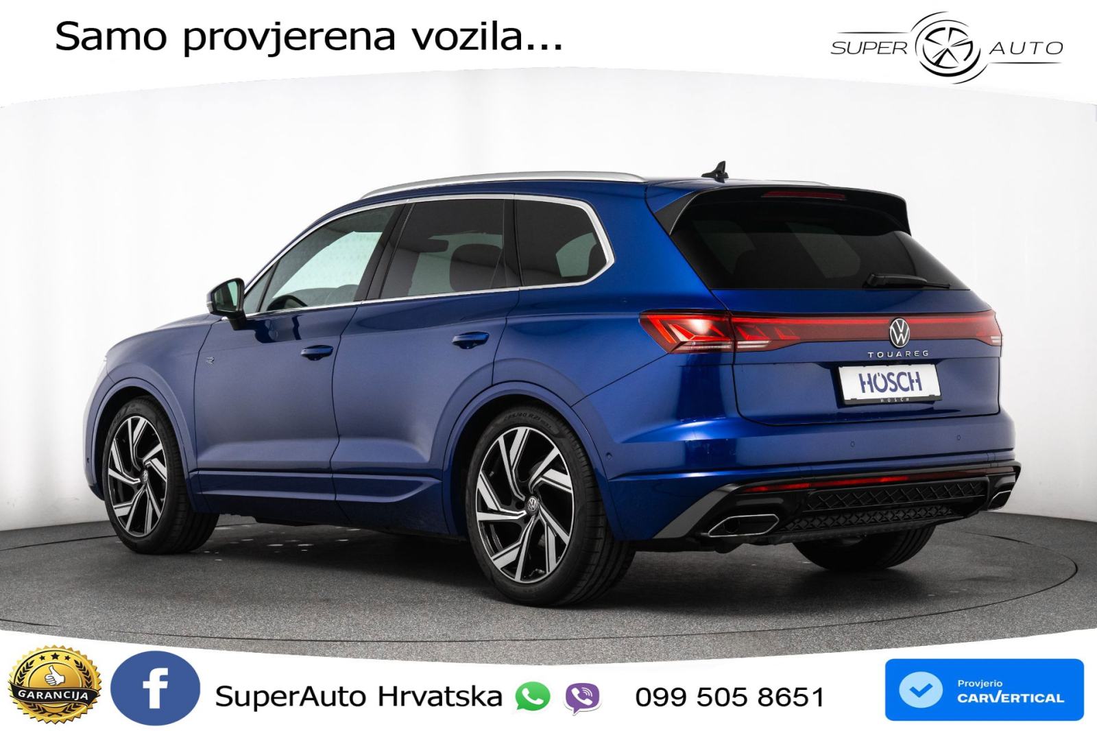 VW Touareg 3.0 V6 TDI 4M Aut. R-Line 231 KS, ZRAČNI+ACC+KAM+4xGR SJED+, fotografija 5
