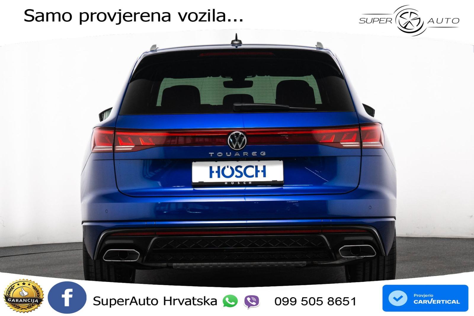VW Touareg 3.0 V6 TDI 4M Aut. R-Line 231 KS, ZRAČNI+ACC+KAM+4xGR SJED+, fotografija 6