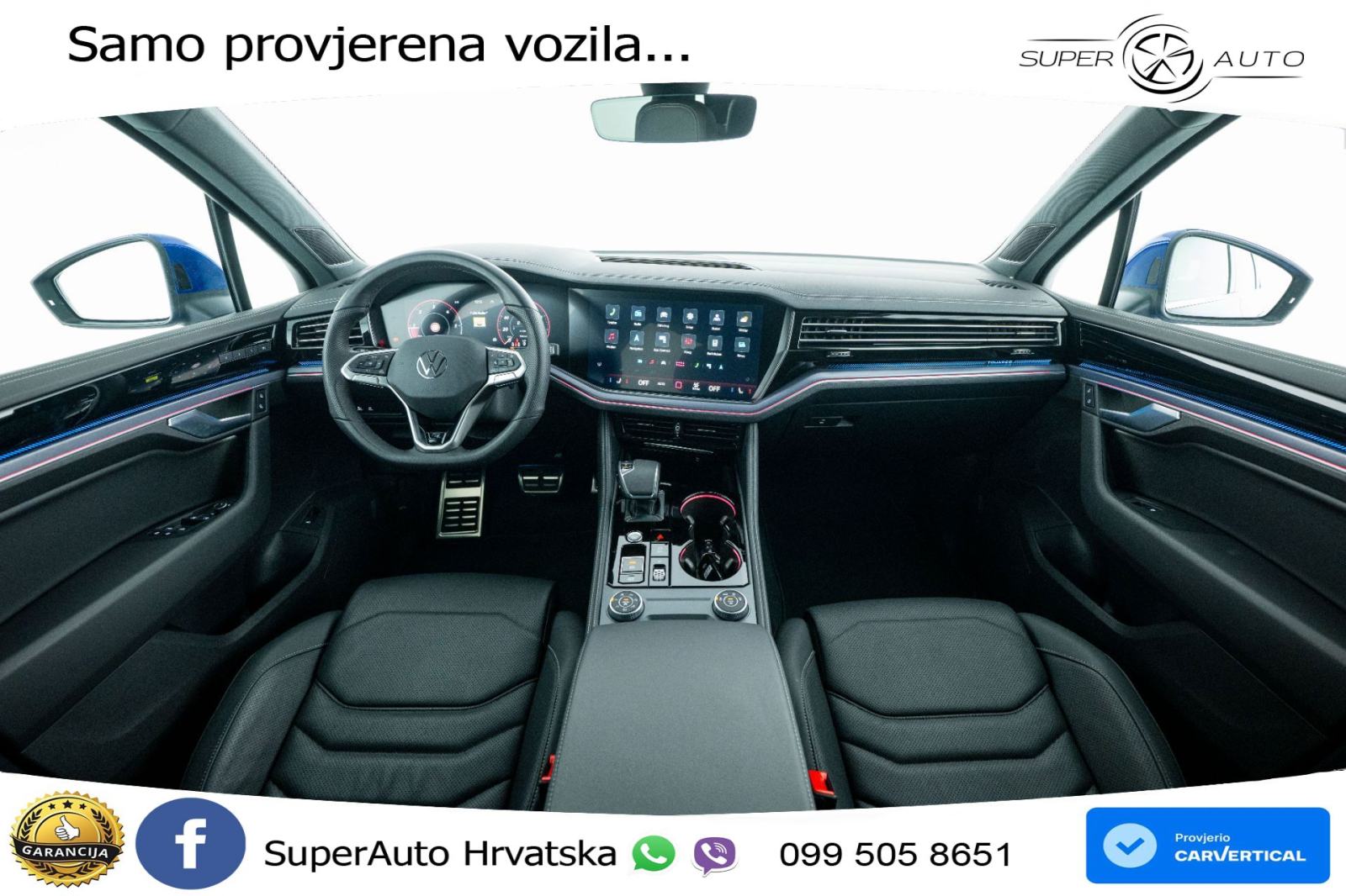 VW Touareg 3.0 V6 TDI 4M Aut. R-Line 231 KS, ZRAČNI+ACC+KAM+4xGR SJED+, fotografija 7
