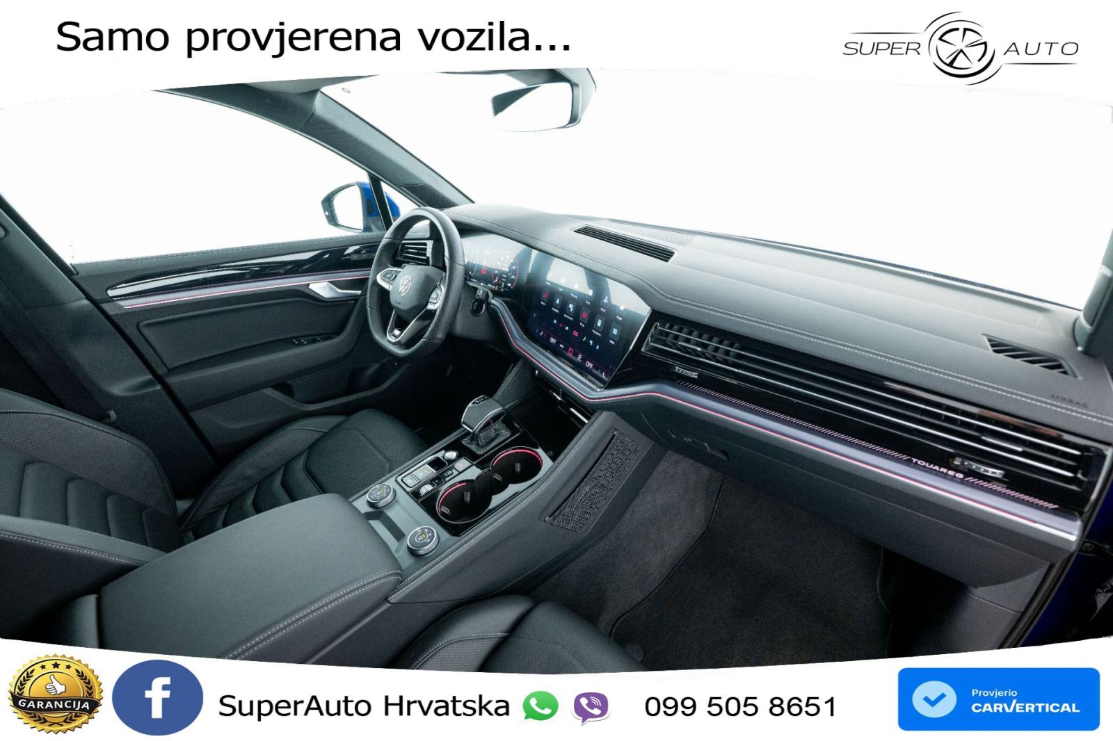 VW Touareg 3.0 V6 TDI 4M Aut. R-Line 231 KS, ZRAČNI+ACC+KAM+4xGR SJED+, fotografija 12
