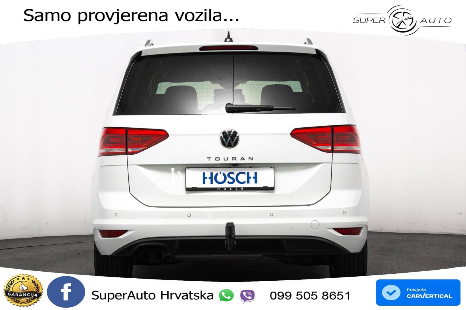 VW Touran 2.0 TDI DSG Comfortline 150 KS, 7-SJED+ACC+GR SJED+PDC+VIRT, fotografija 4
