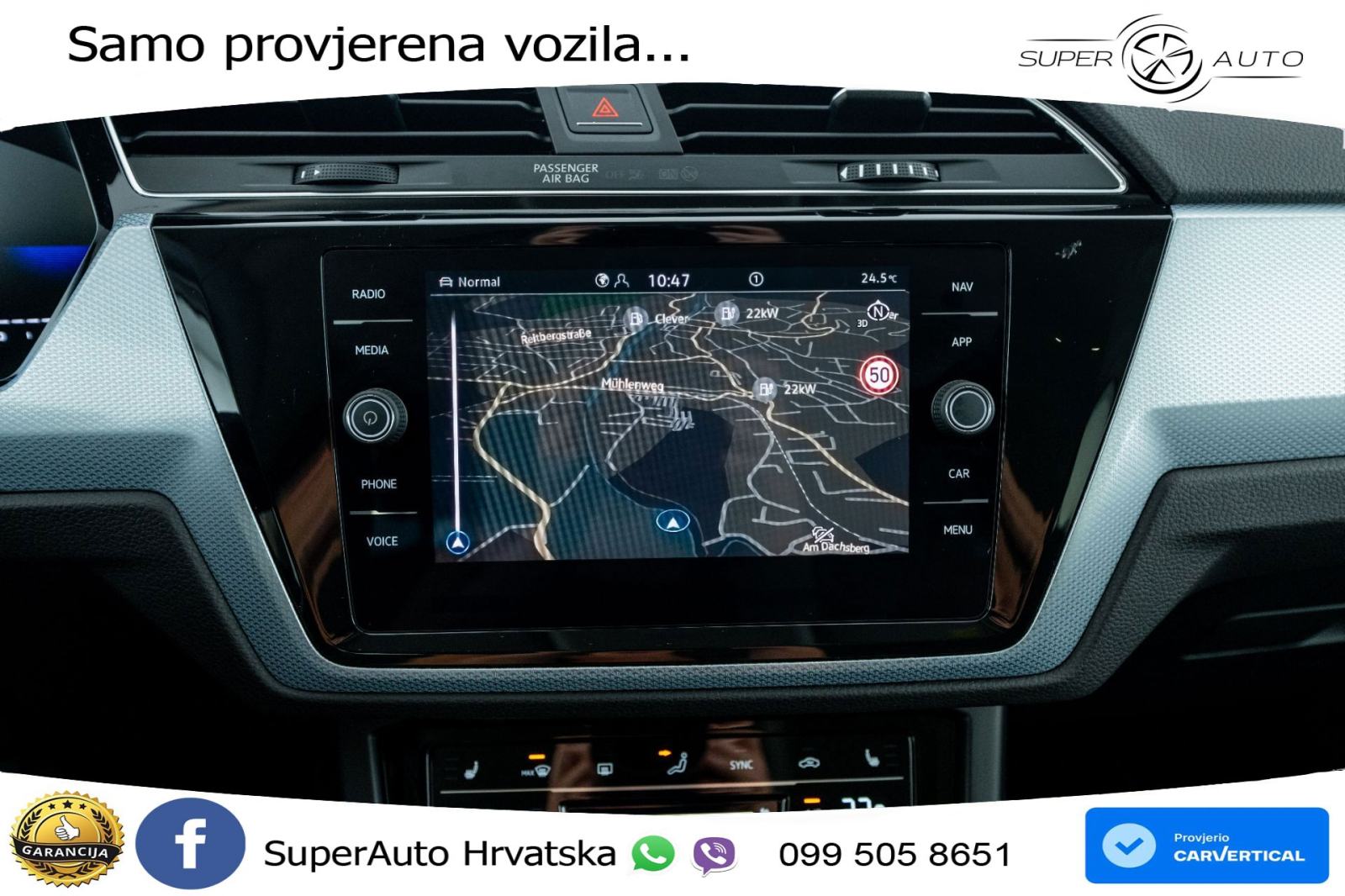 VW Touran 2.0 TDI DSG Comfortline 150 KS, 7-SJED+ACC+GR SJED+PDC+VIRT, fotografija 9