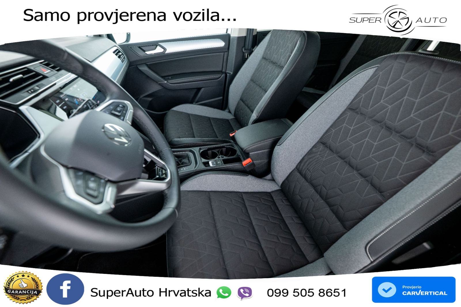 VW Touran 2.0 TDI DSG Comfortline 150 KS, 7-SJED+ACC+GR SJED+PDC+VIRT, fotografija 13