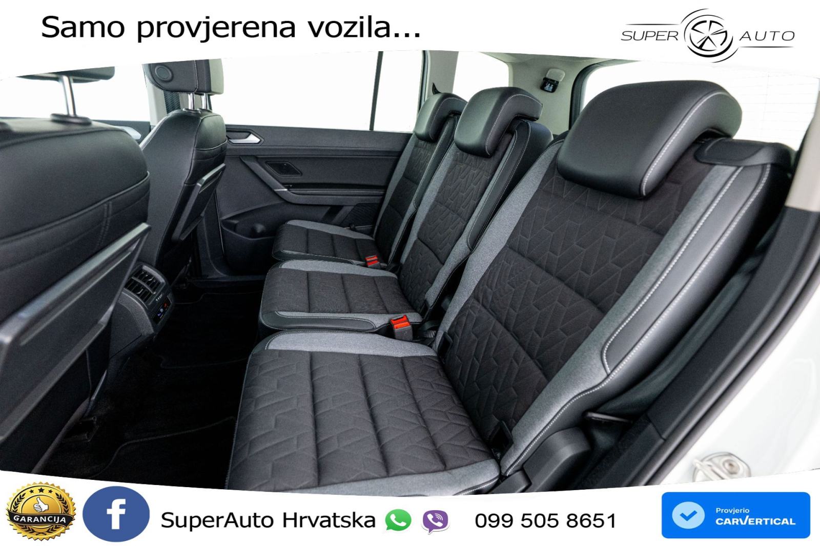 VW Touran 2.0 TDI DSG Comfortline 150 KS, 7-SJED+ACC+GR SJED+PDC+VIRT, fotografija 19