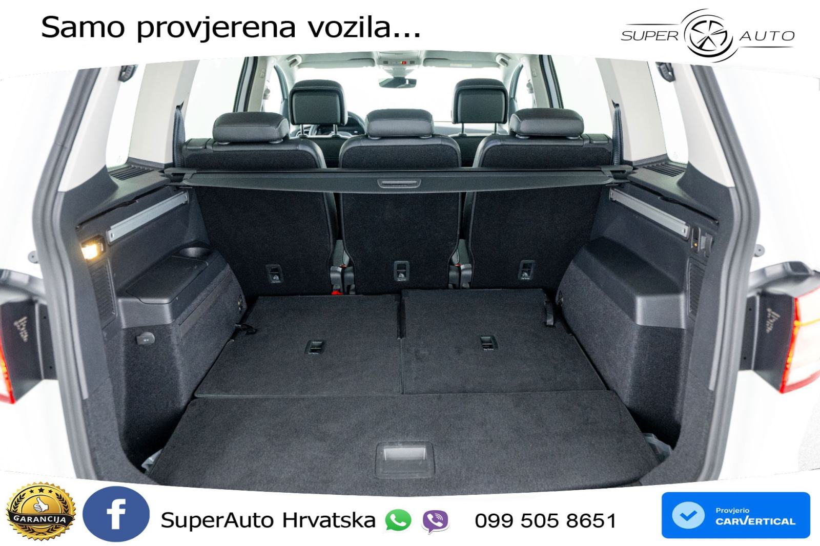 VW Touran 2.0 TDI DSG Comfortline 150 KS, 7-SJED+ACC+GR SJED+PDC+VIRT, fotografija 20