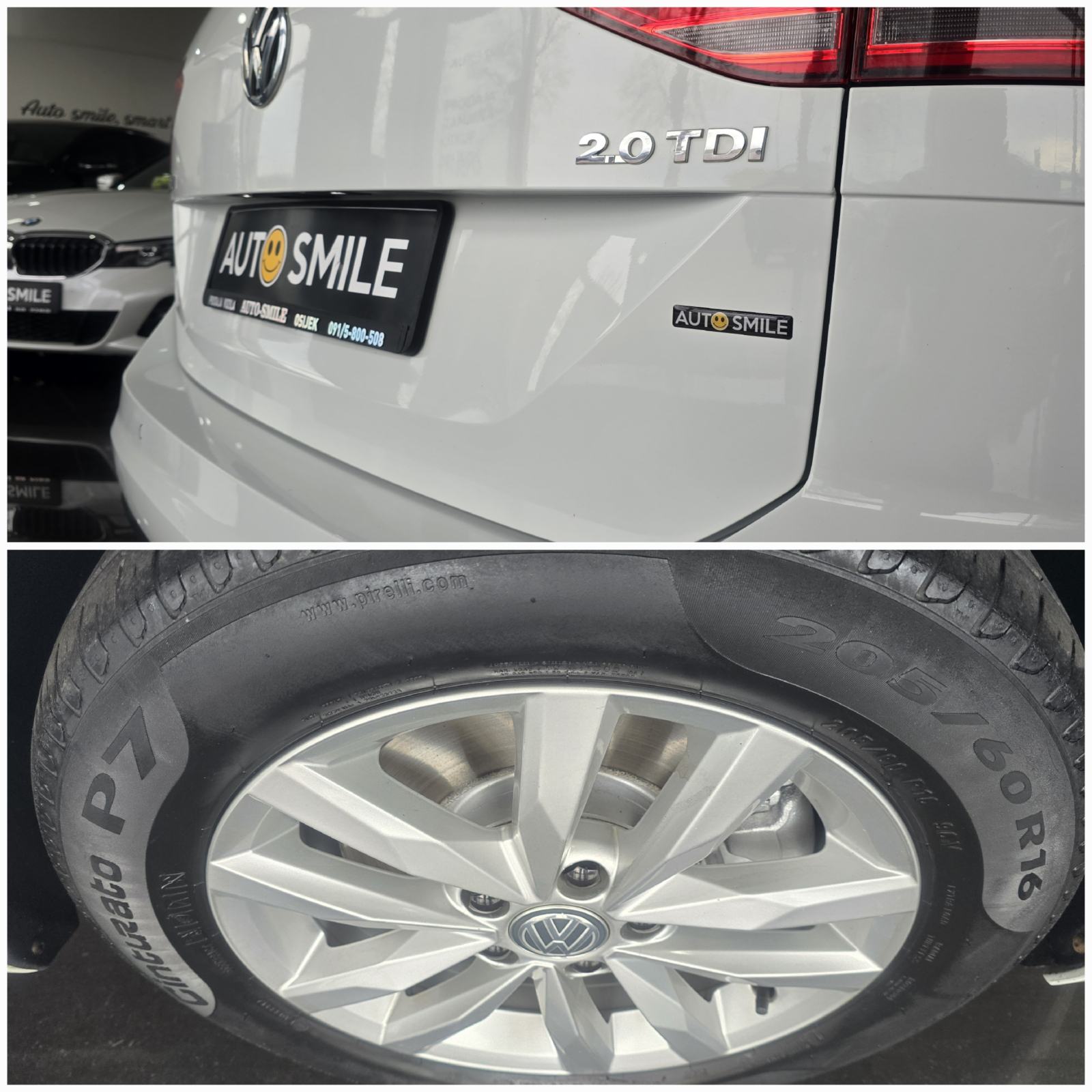 VW Touran 2,0 TDI, NAVI, TEMP, AUT.KLIMA, PDC, ALU,JAMSTVO,REG. 4/27, fotografija 11