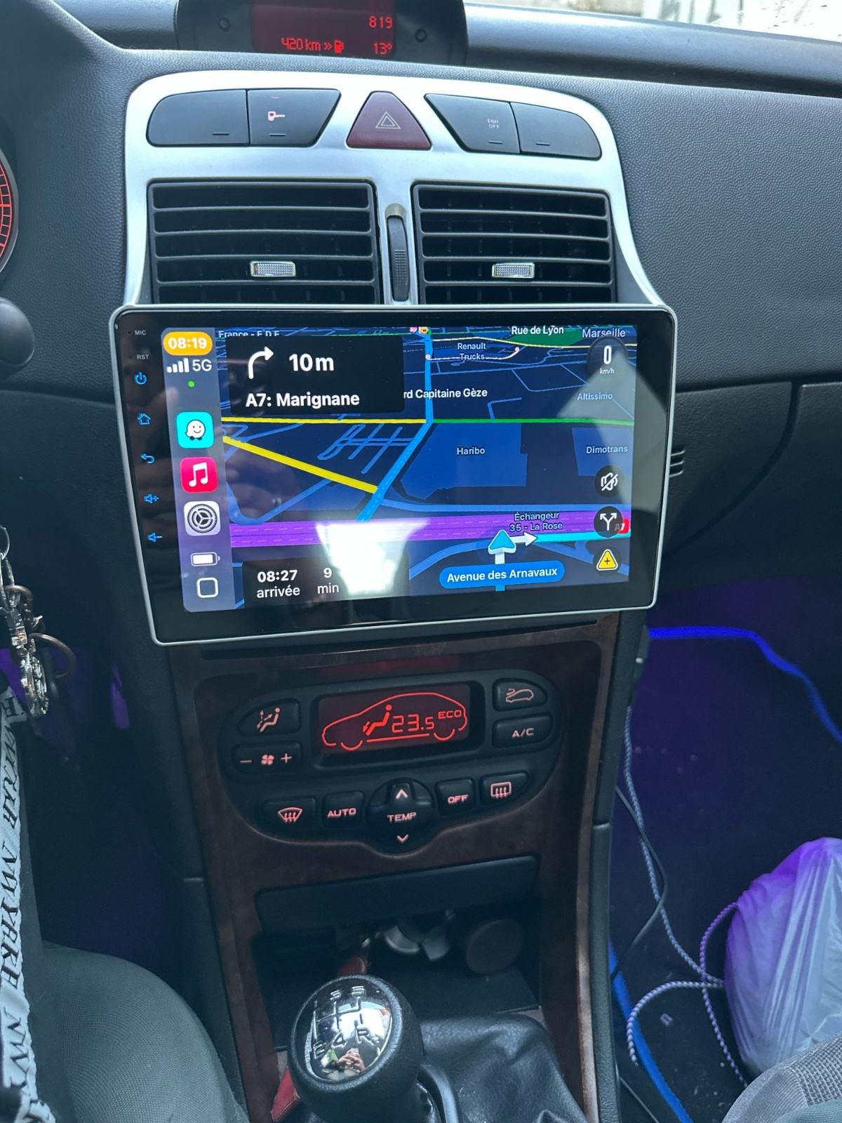 Android 9.0 Auto GPS Navigator Für PEUGEOT 307 (2002-2013) – 10,1 Zoll Display, Bluetooth, Wifi, 2GB+32GB – Plug & Play