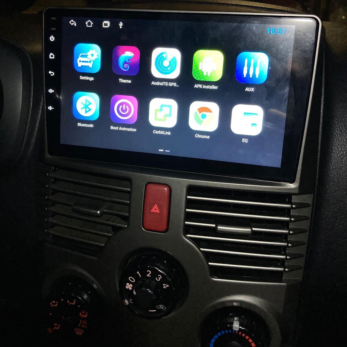 Instalação fácil de 9 polegadas para TOYOTA RUSH/DAIHATSU TERIOS 2006-2016 Auto Steering Wheel