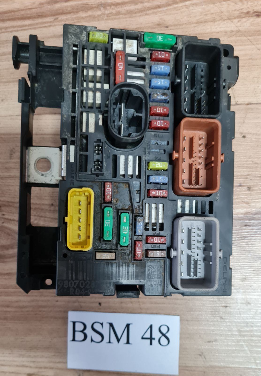 BSM MODUL KUTIJA OSIGURAČA PEUGEOT BSM R04 DELPHI 9807028780 BSM 48