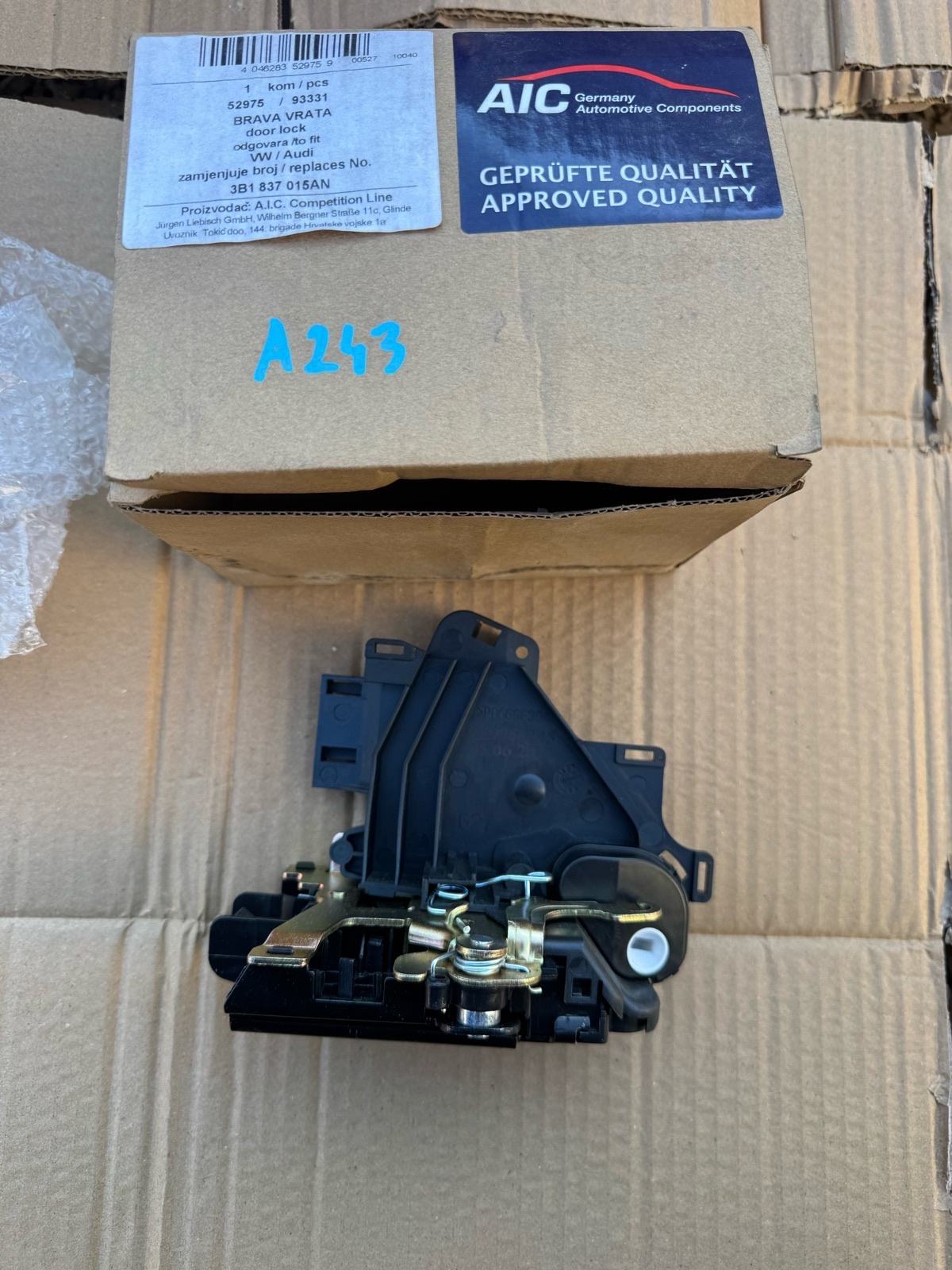 VW BRAVA VRATA 3B1 837 015AP