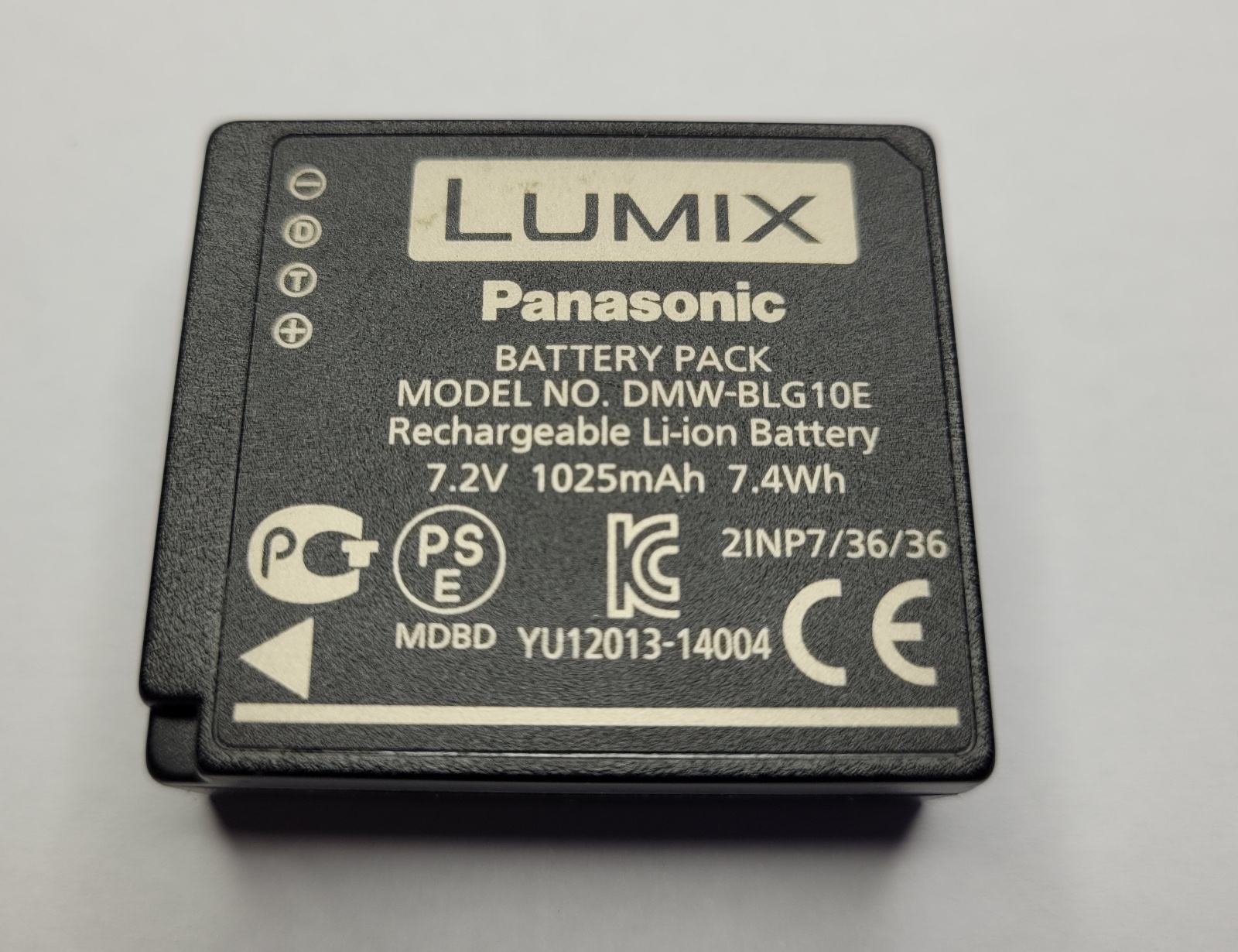 PATONA 2X DMW-BLG10E DMW-BLG10 Batterie 770mAh Compatible Avec Panasonic DMC-GF6 Lumix DC GX9