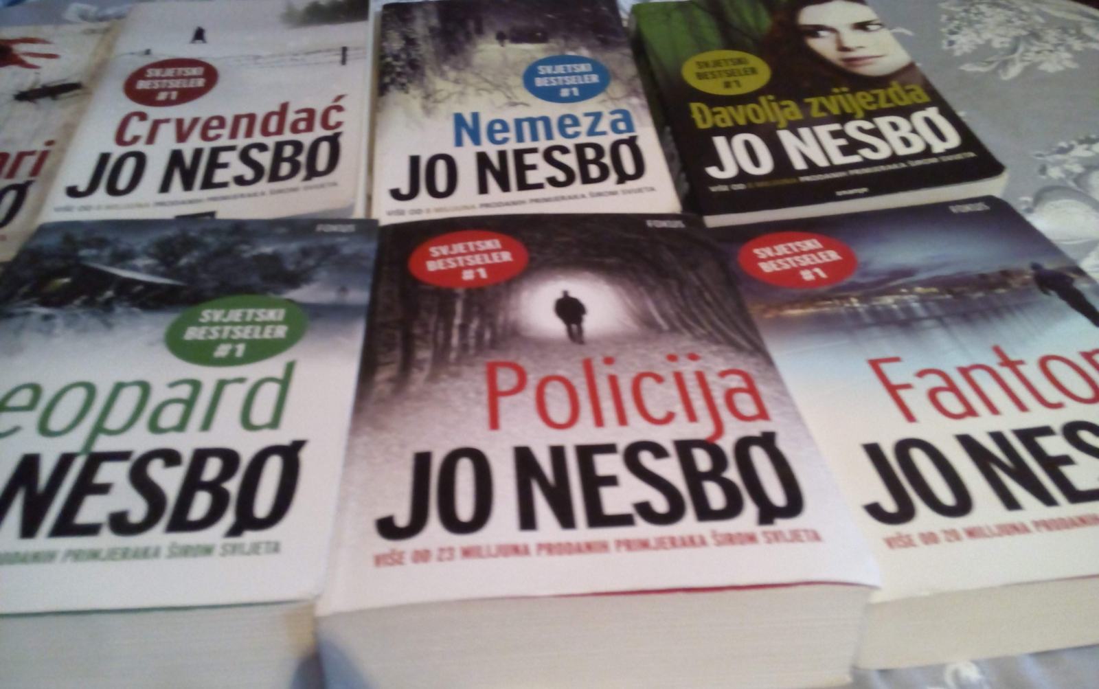 Jo Nesbo - svih 10 knjiga o detektivu Harry Hole