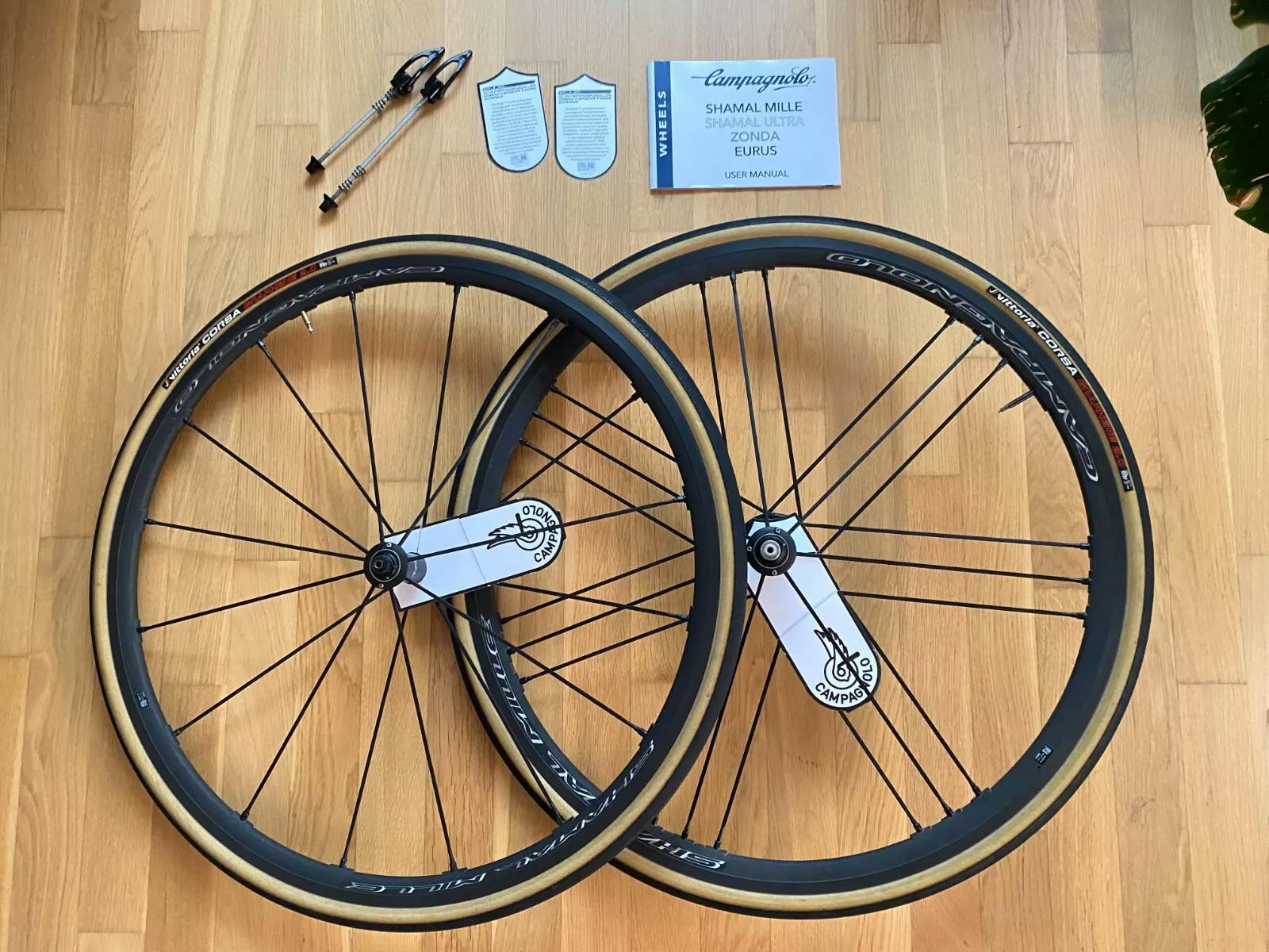 Bike Square Campagnolo Eurus Clincher Road Wheelset Campagnolo