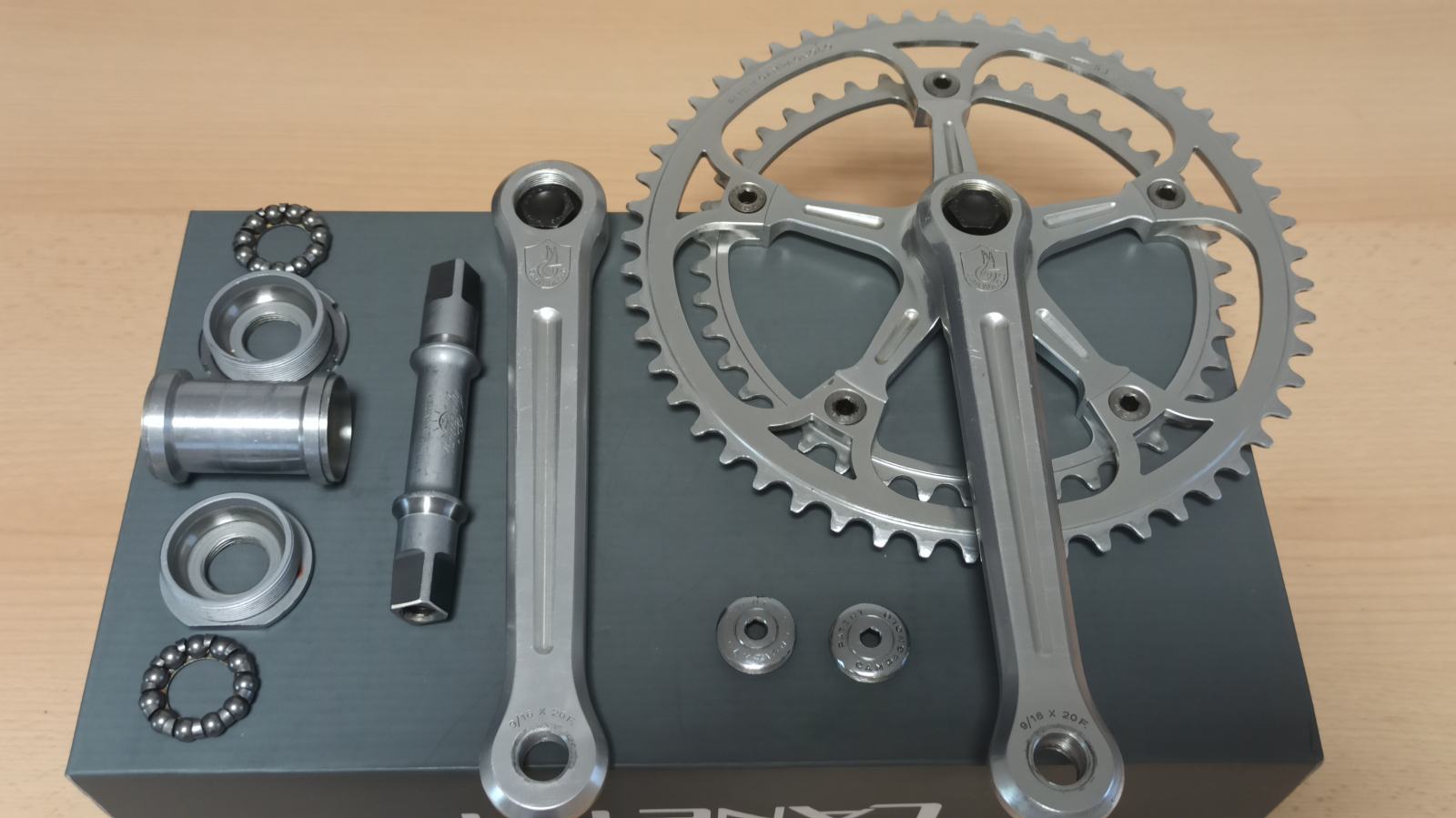 Manivelle Campagnolo Super Record 11 – 172,5 Mm, Plateau 53-39 Dents, Carbone, Occasion