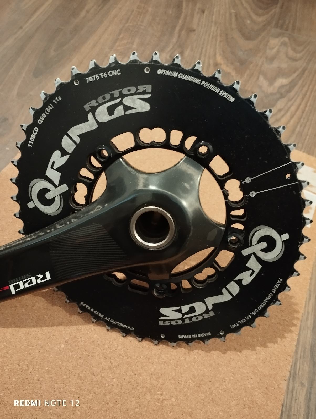 Plateau Rotor Qrings 36 Dents, Ovale, BCD 110x5 – Pour Vélo De Course Compact