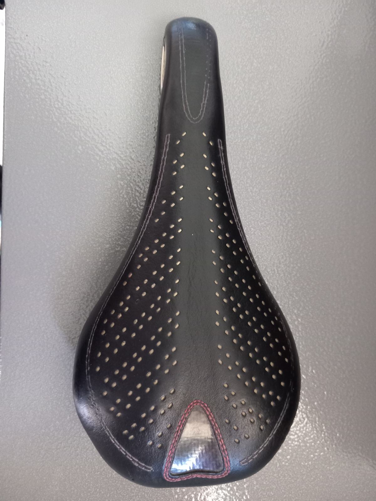 Selle Italia Vintage Max Flite En Cuir Noir Et Jaune – Style Rétro Pour Vélo De Course