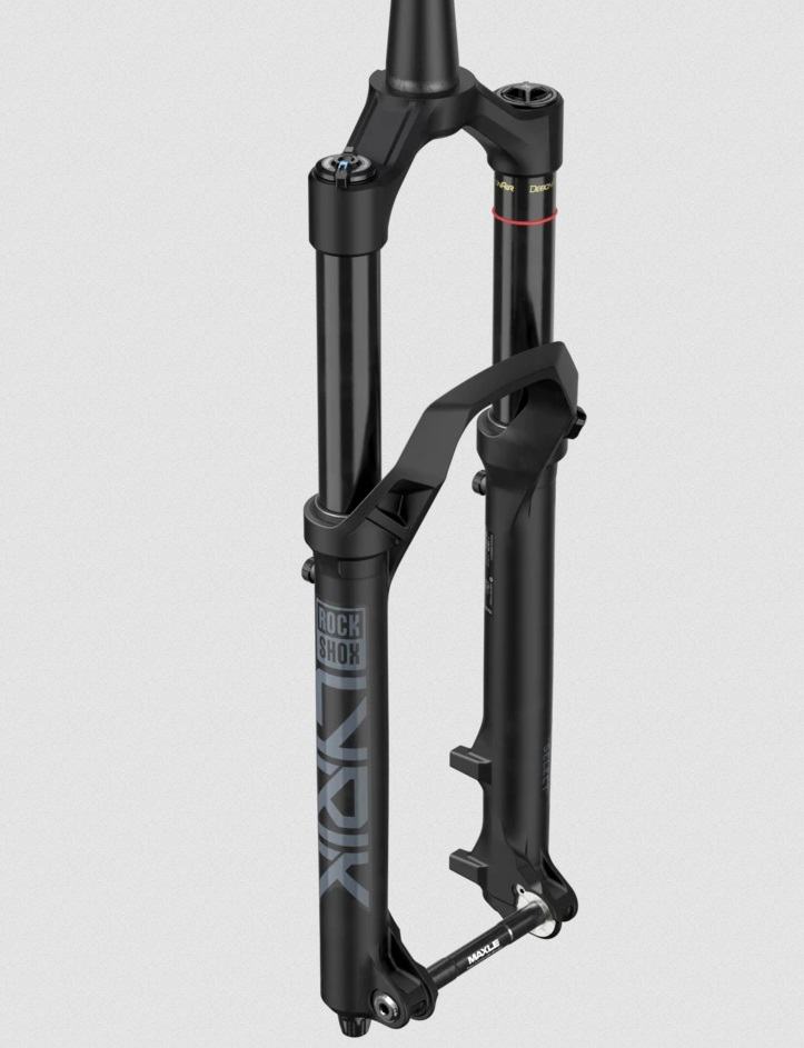 Aufkleber Für RockShox LYRIK SELECT+ 2019-2022 - MTB Gabel Sticker In Neongelb/Weiß