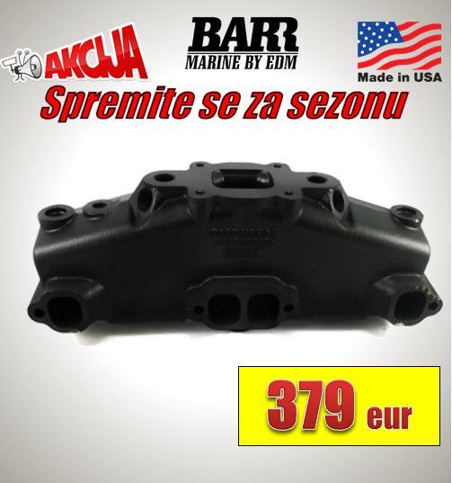 Échappement Collecteur & 15.2cm Tuyau Set pour Mercruser V8 Sec Jont