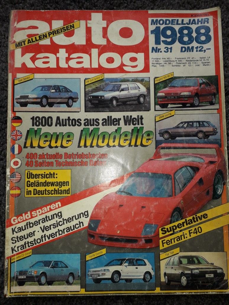 Auto katalog 1988.