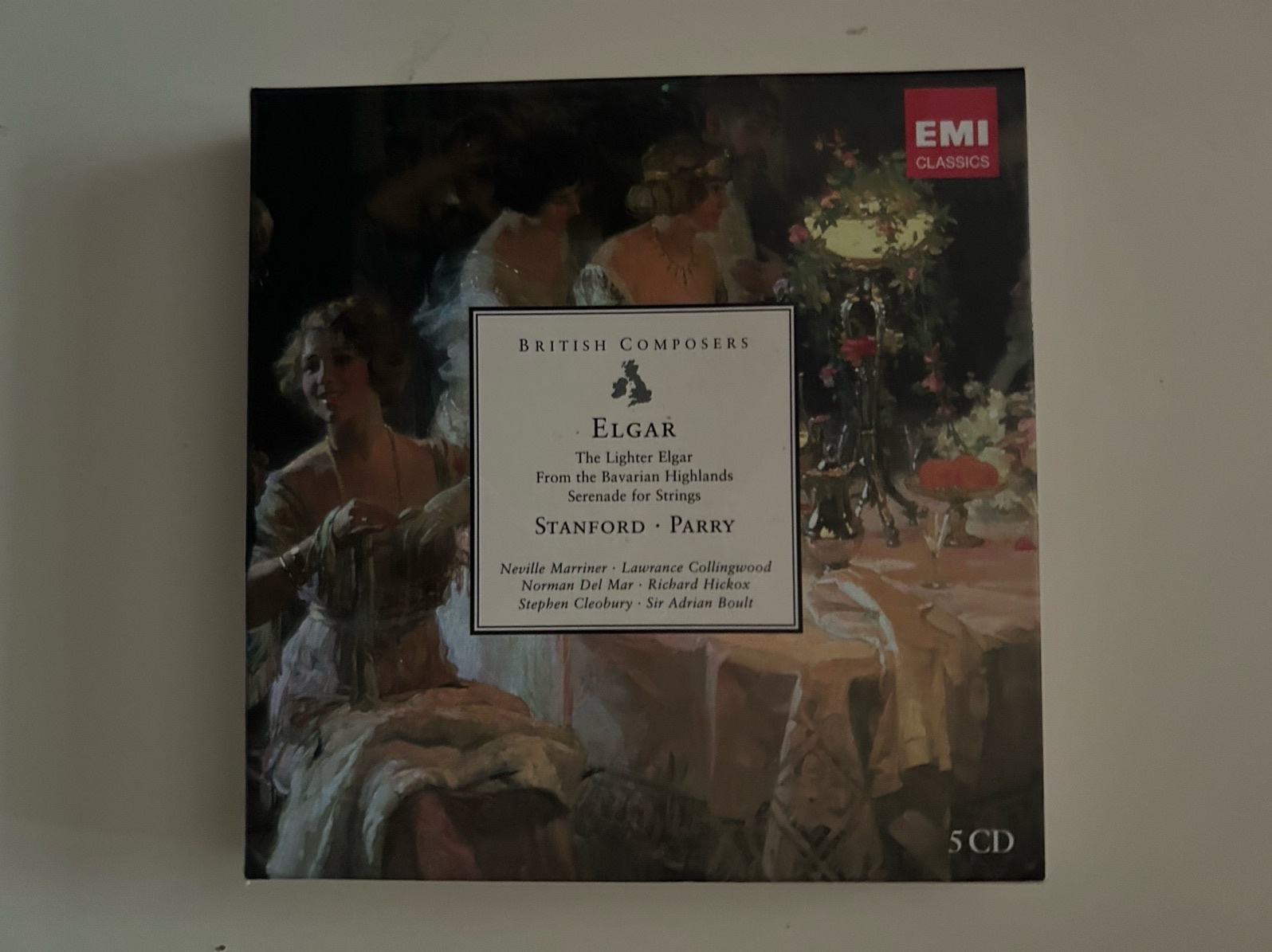 British Composers : ELGAR, STANFORD, PARRY (5 CD)