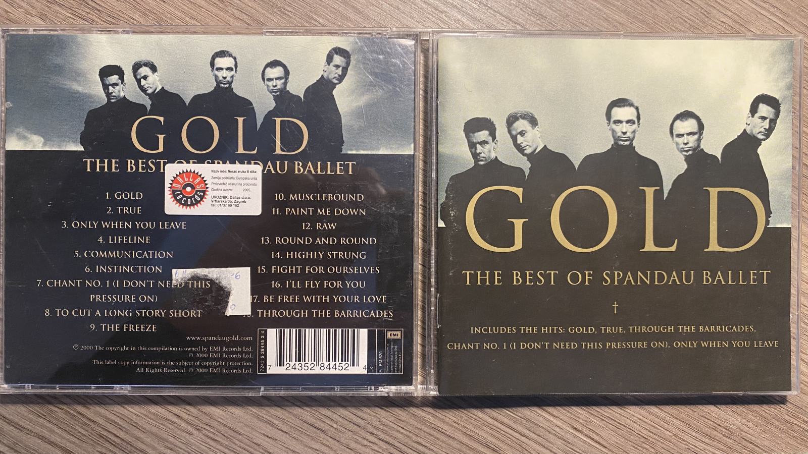 CD Spandau Ballet - Gold The Best Of (2000.) 18 hitova+12 str knjižica