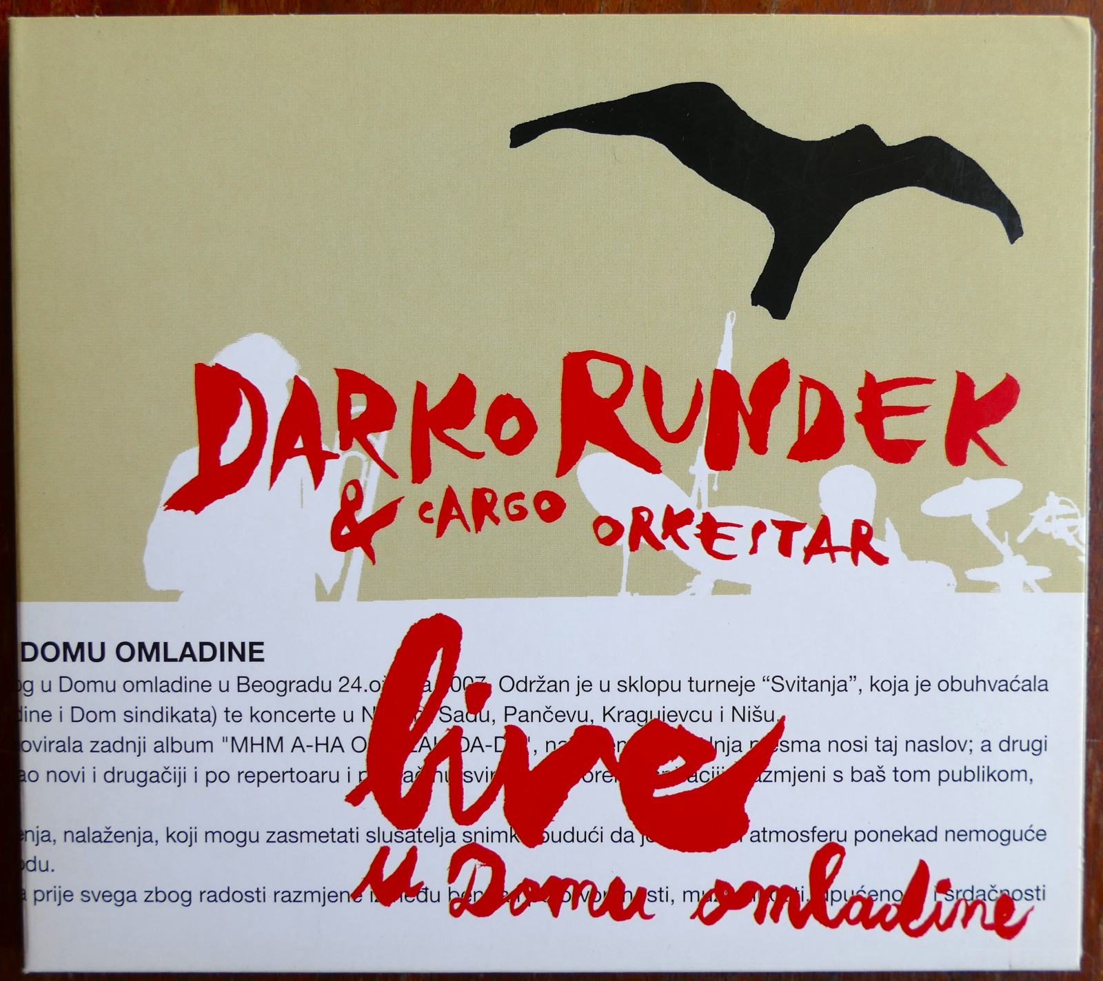 Make Do Rundek Darko Rundek & Cargo orkestar: Live u Domu omladine