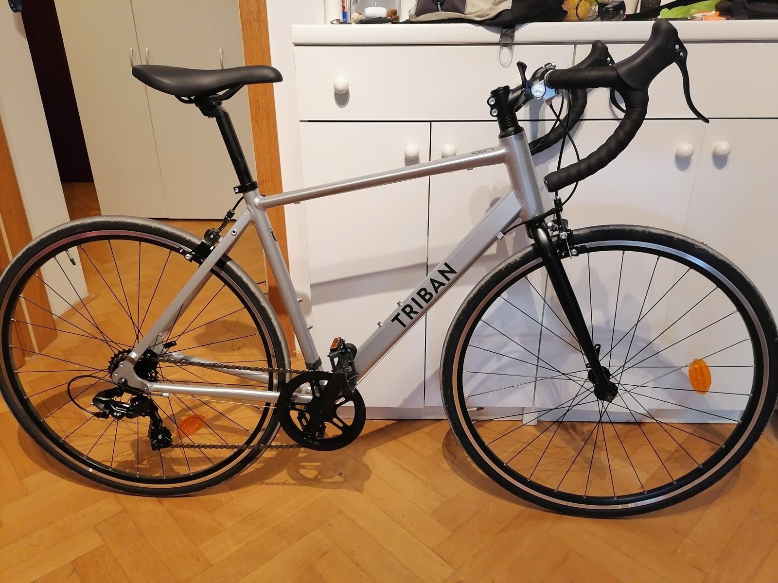 Triban 100 26 Inch Street Bike 100 Road Wheel Btwin Triban 100