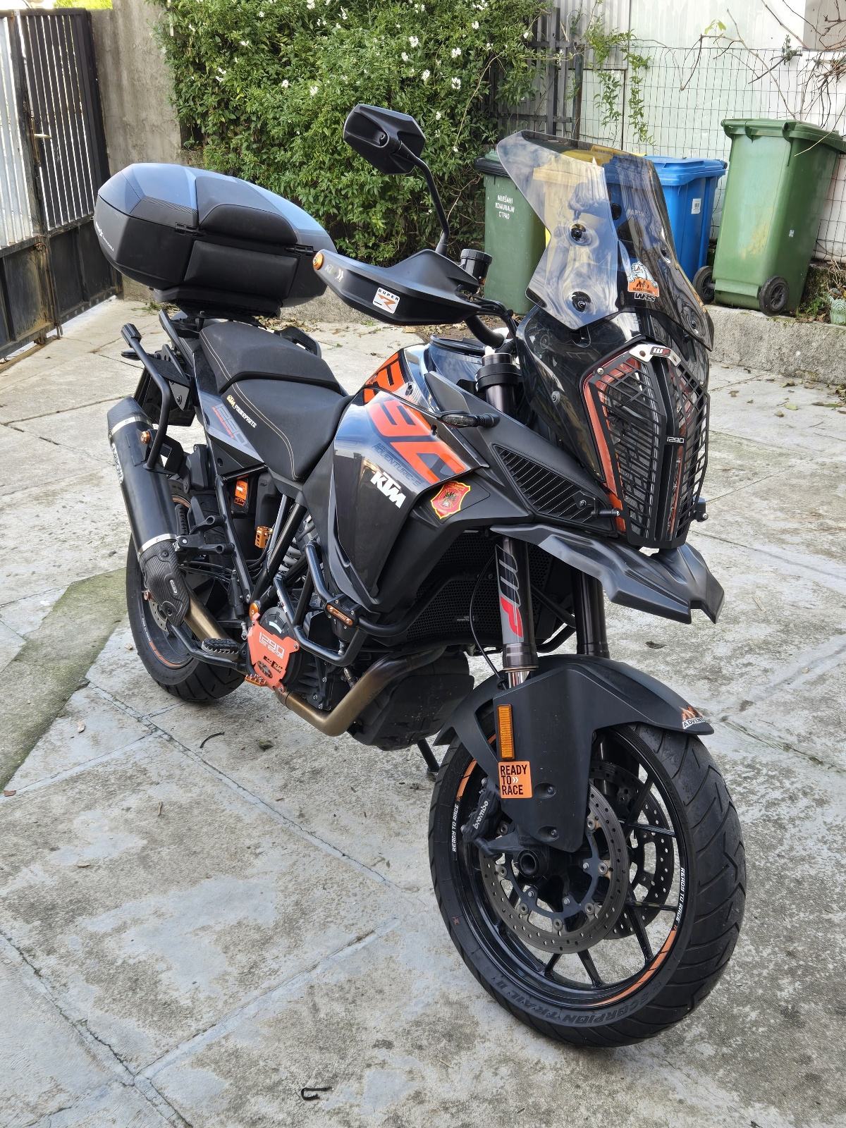 Chain Guard – Fits KTM Super Adventure 1290 – Black Plastic – Snoto Brand