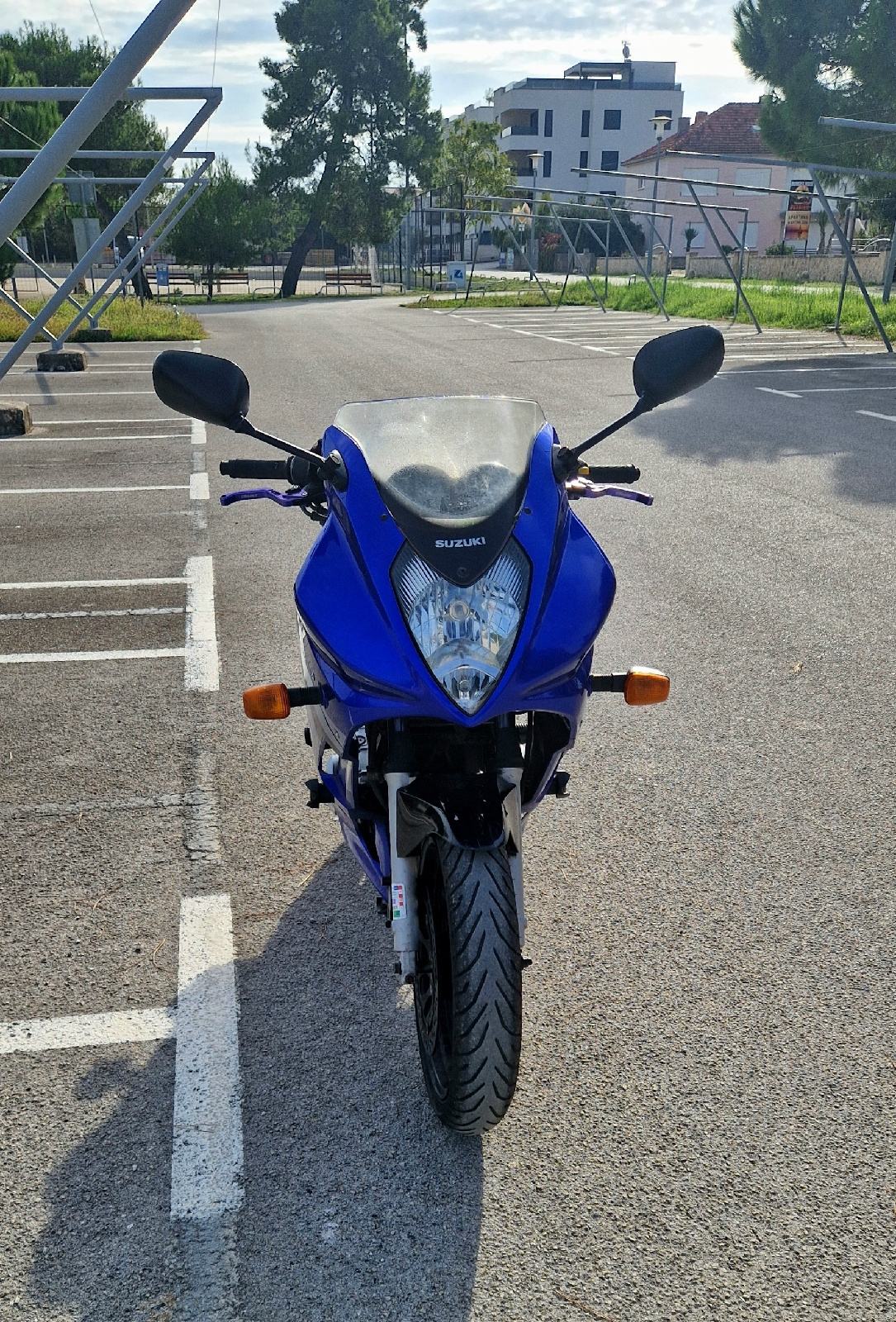 86" Polyester Motorcycle Cover For Suzuki GSXR 600 750 GS500 GZ250 GS450 GS250 - View #9