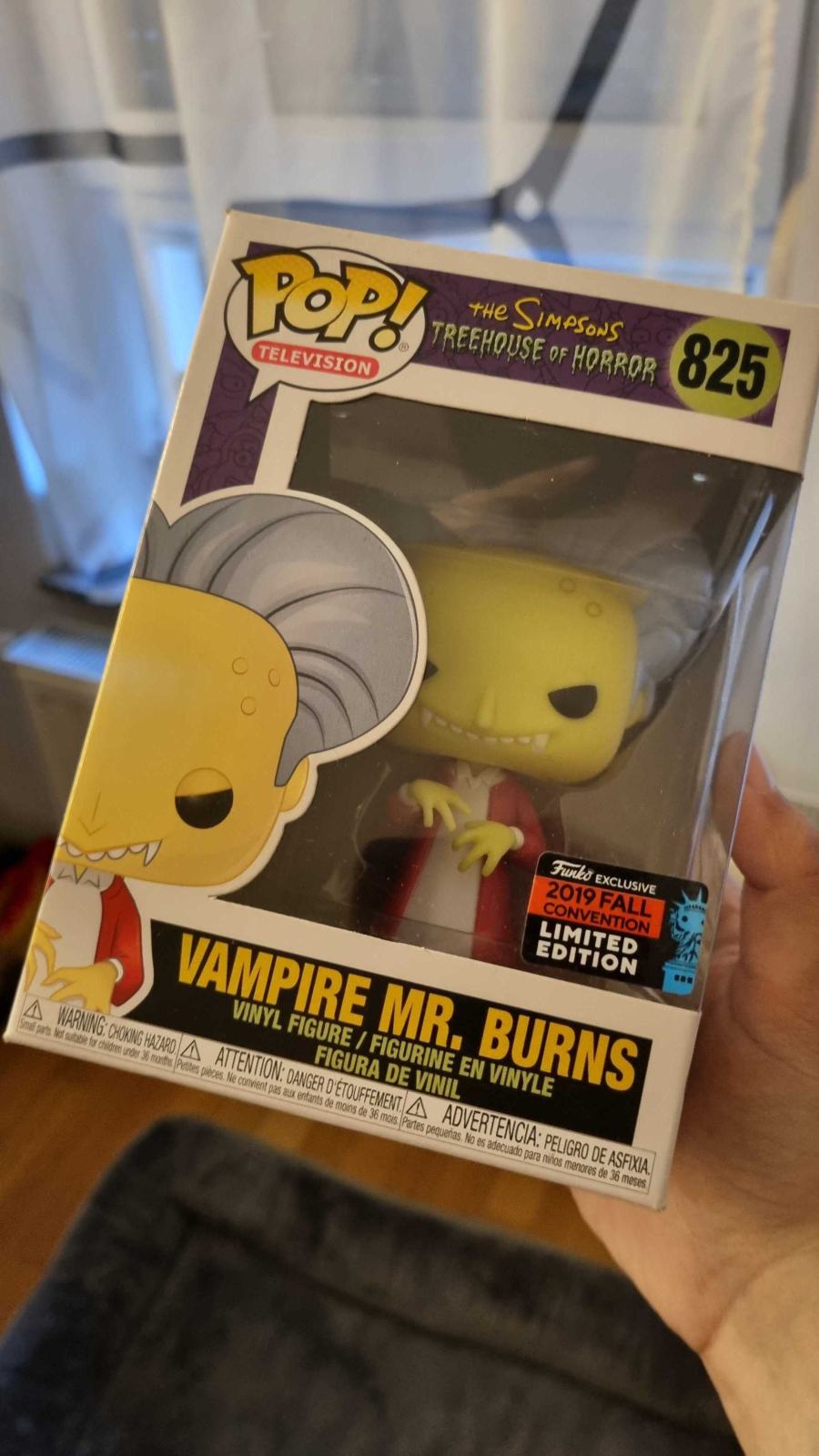 POP Funko Vampire Mr. Burns 825 The Simpsons Fall Convention 2019 - The Treehouse of horror neuf - Collection