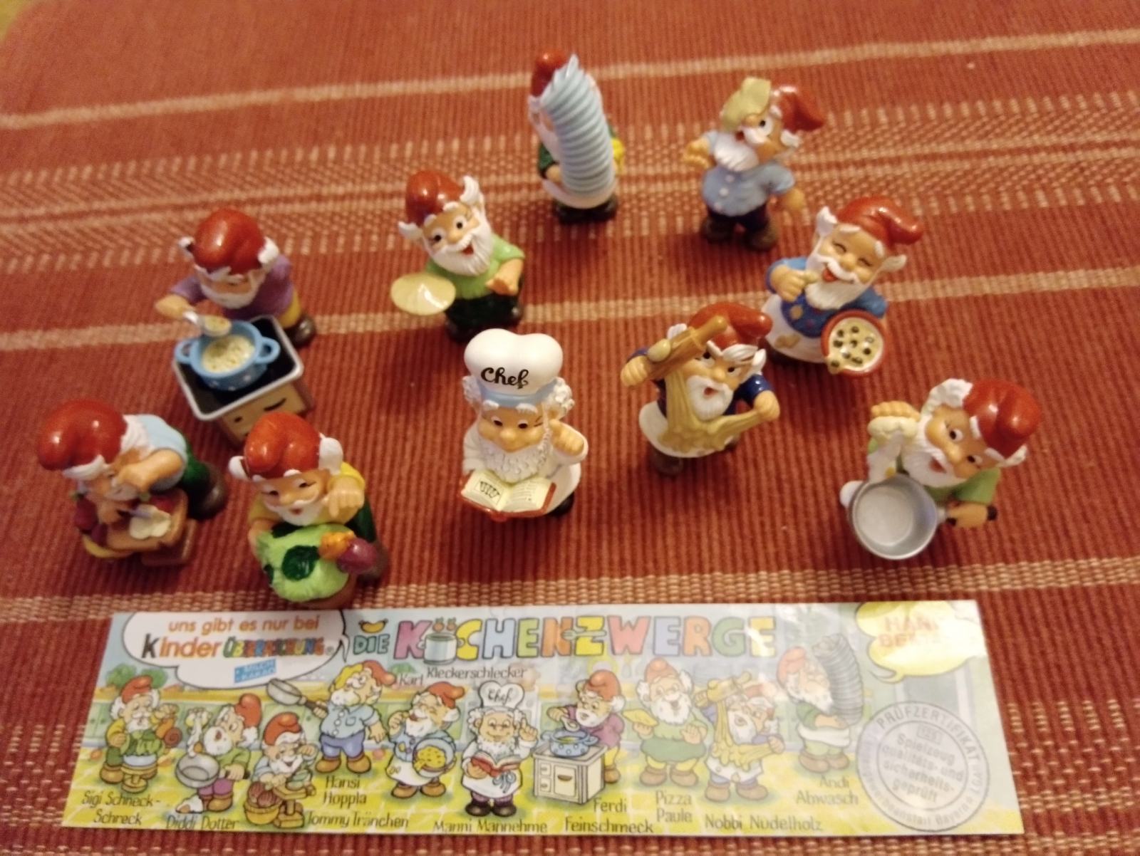 PATULJCI KUHARI KOMPLETAN SET FIGURICA IZ 1999 Godine PATULJCI KUHARI KOMPLETAN SET FIGURICA IZ 1999 Godine