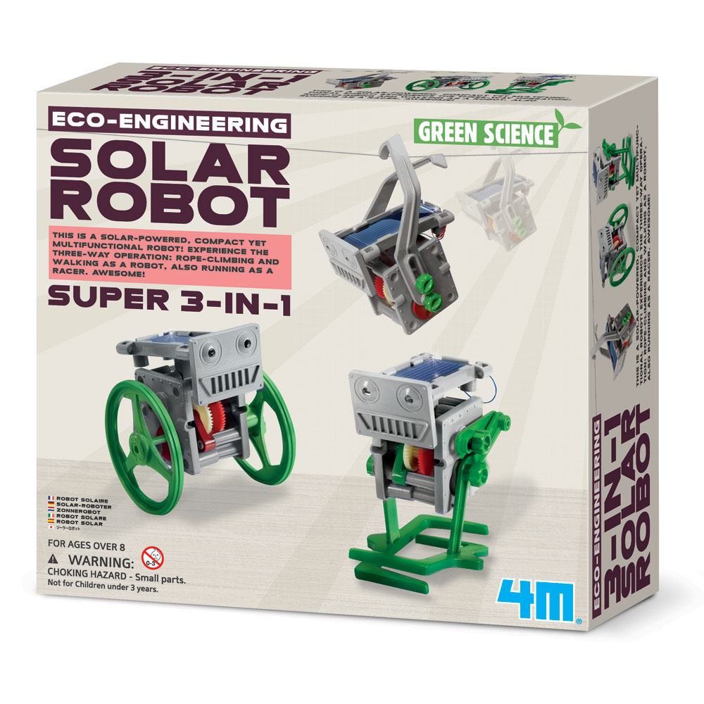 Set 4M Mini solarni robot 3 u 1