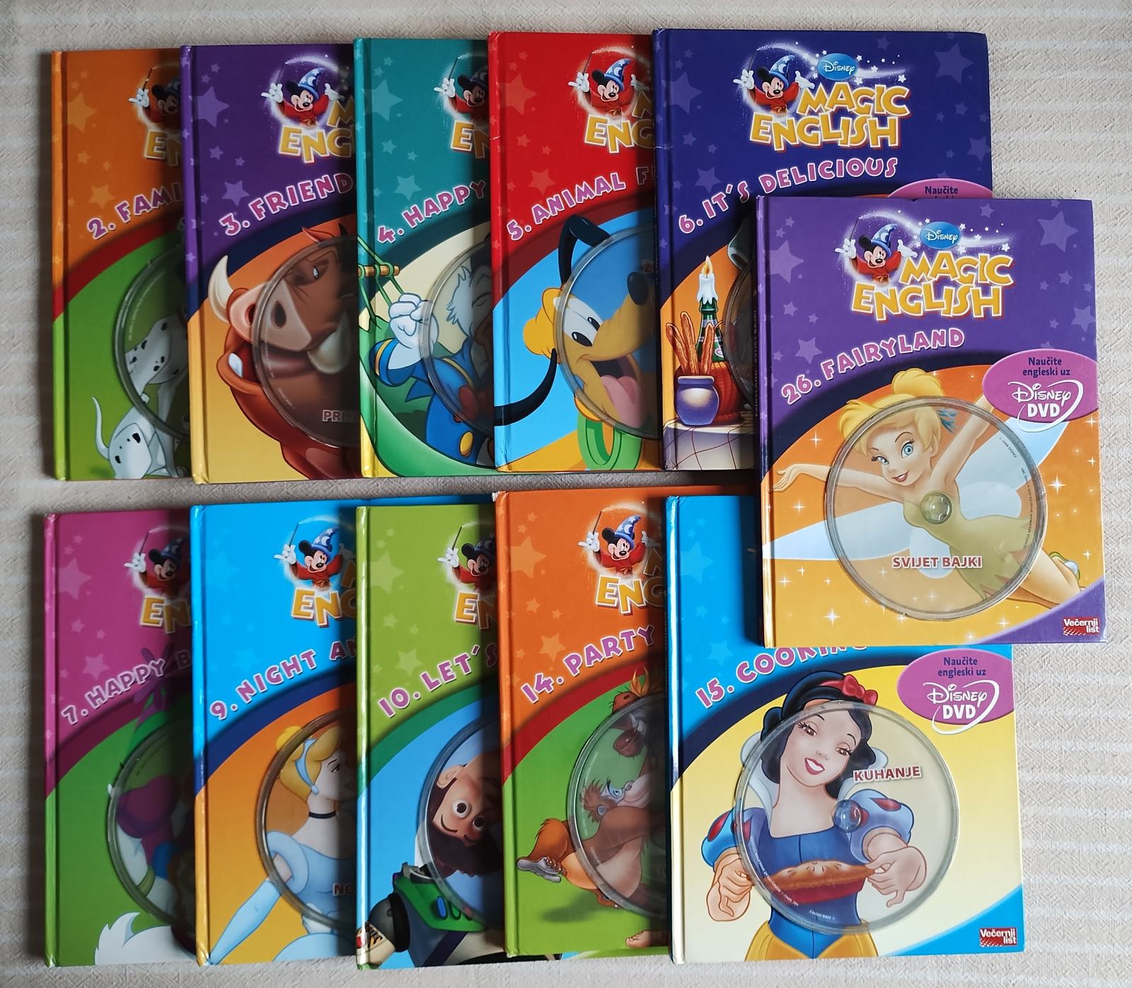 DISNEY MAGIC ENGLISH NAUCITE ENGLESKI UZ DISNEY +DVD