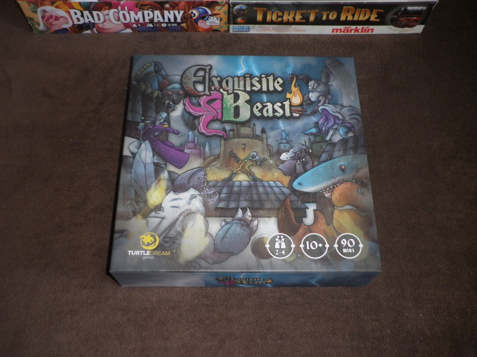 Exquisite Beast EXQUISITE BEAST - društvena igra / board game do 4 igrača