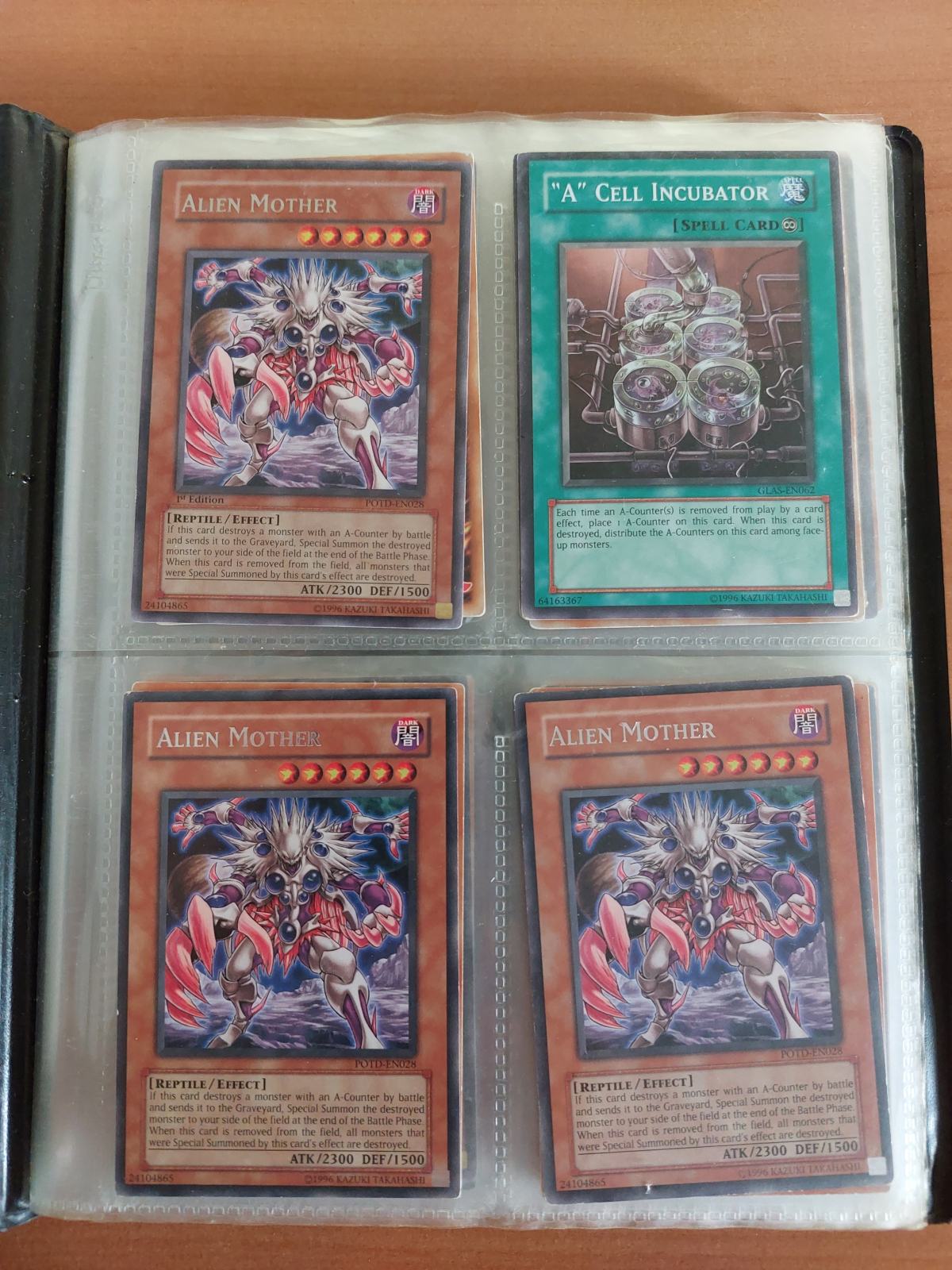 Yu-Gi-Oh YuGiOh Alien karte+mini binder