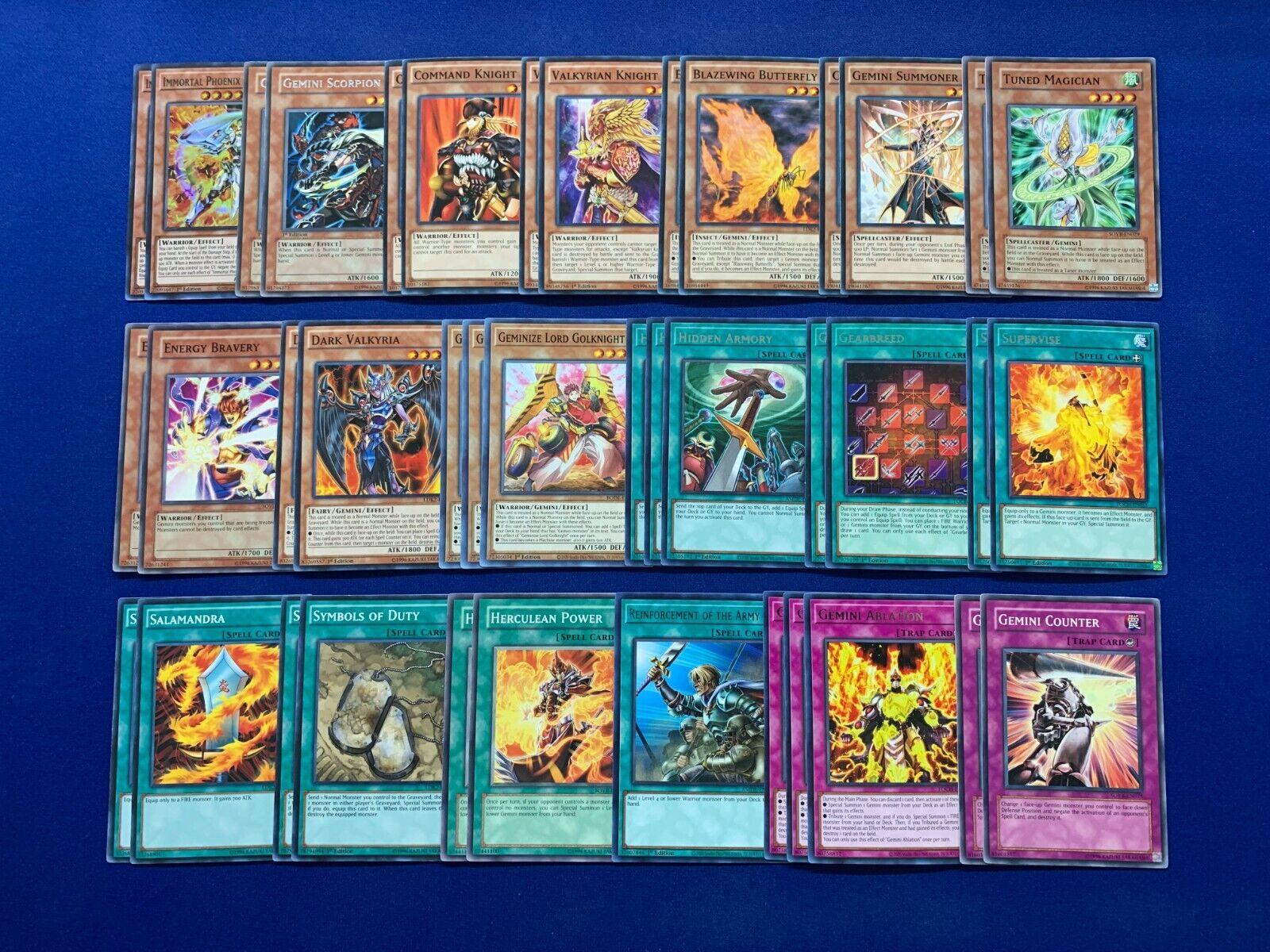 Yugioh karte Joey Wheelers Phoenix Gearfried Deck Yugioh karte Joey Wheelers Phoenix Gearfried Deck