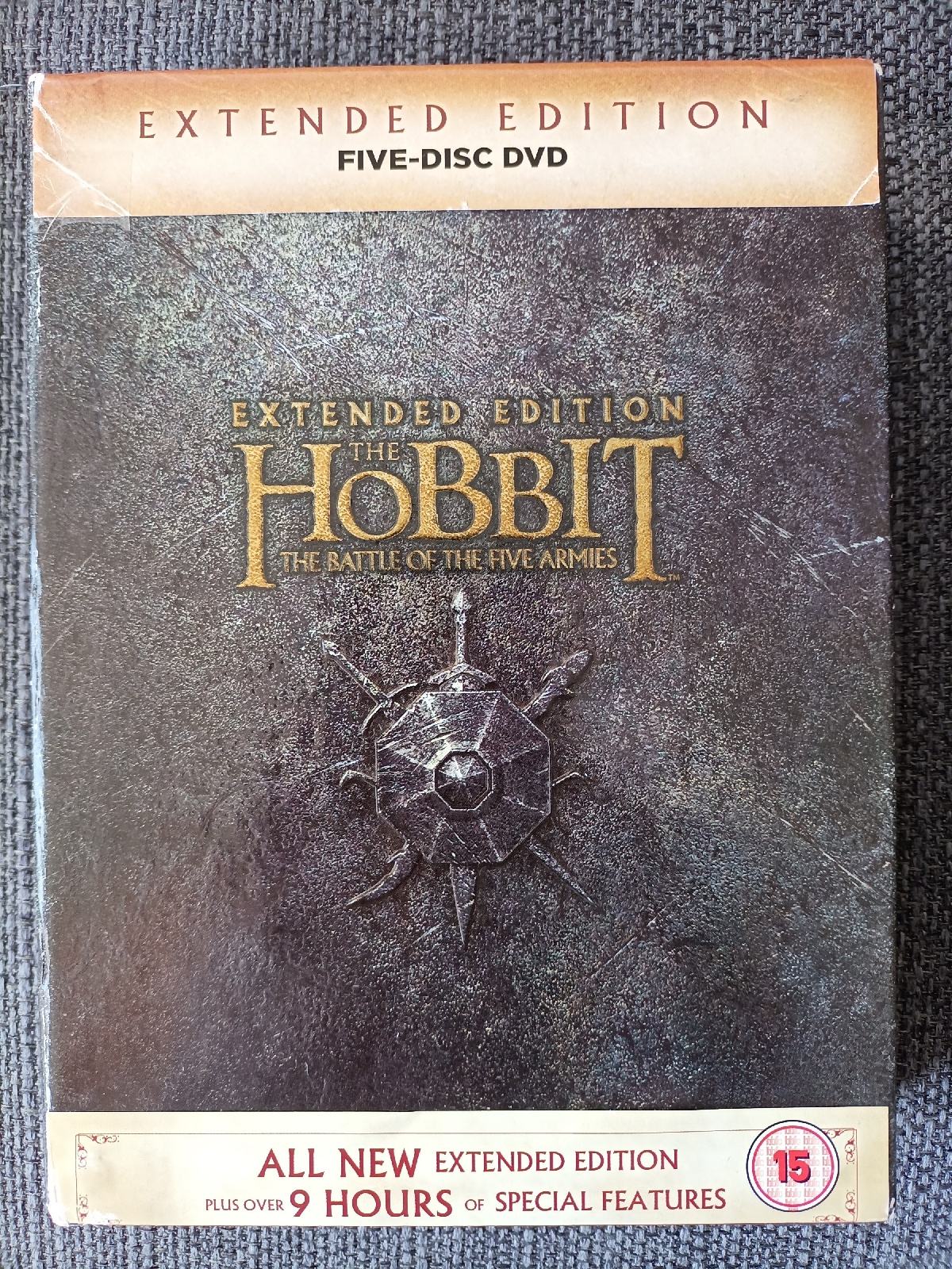 Hobbit Battle of five armies DVD