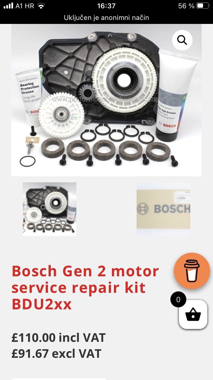 Écrou De Pignon Argenté Bosch Pour Moteur BDU2XX - Neuf, Pièce D'origine CGN523566