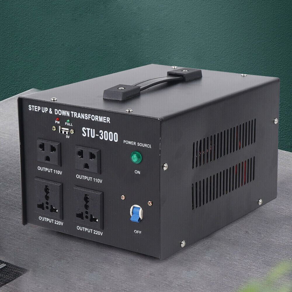 Transformateur 3000W Huayu – Convertisseur 220V-110V / 110V-220V Bidirectionnel