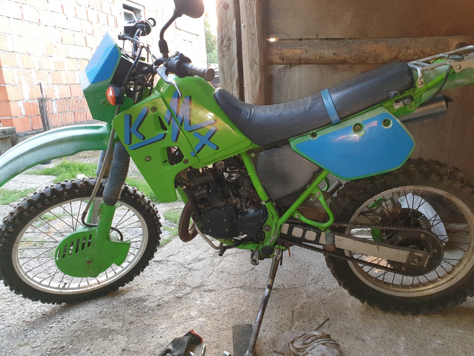 Kit Chaîne Complète Pour KAWASAKI KMX 125 (années 1991 à 2003) - Neuf, Prêt à Monter
