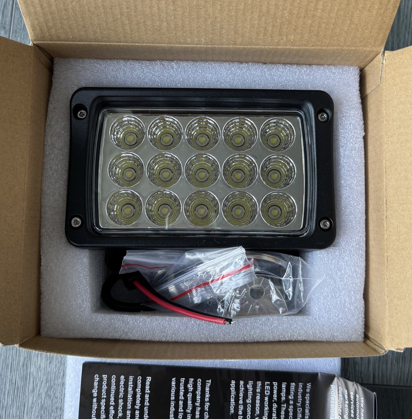 ERICKSEN-TECH LED Radno Svjetlo 45W – IP68, Off-road/Traktor /Kamion